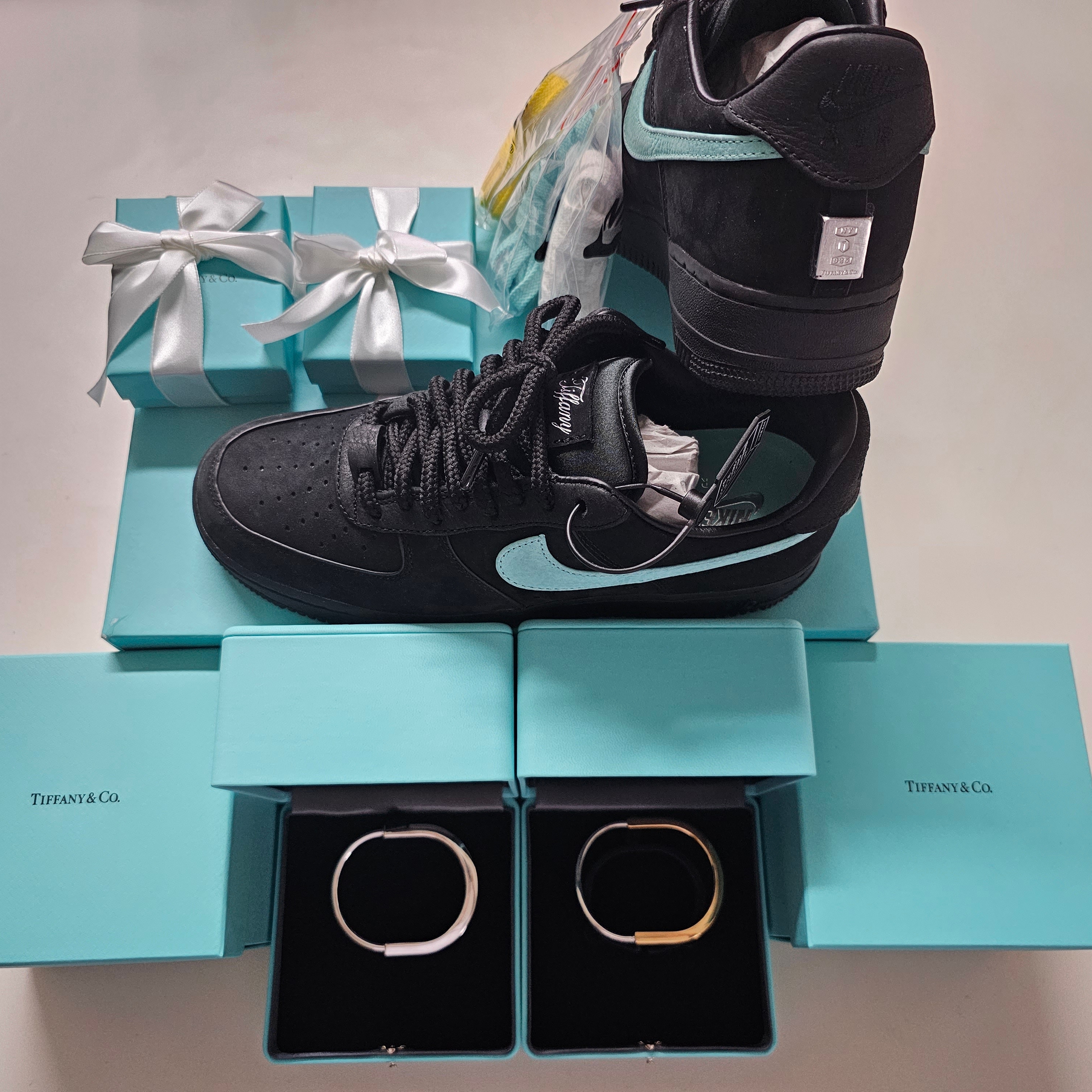 Nike x Tiffany & Co. Air Force 1 Low SP 1837 착용 스타일 - 1