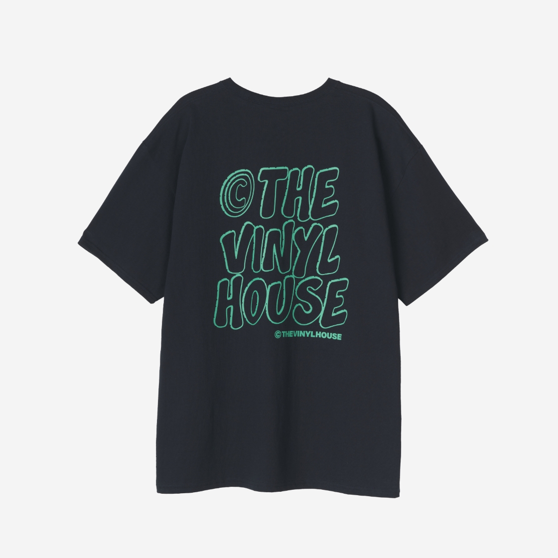 더바이닐하우스 라인 로고 티셔츠 네이비(Thevinylhouse Line Logo T-Shirt Navy) - 2