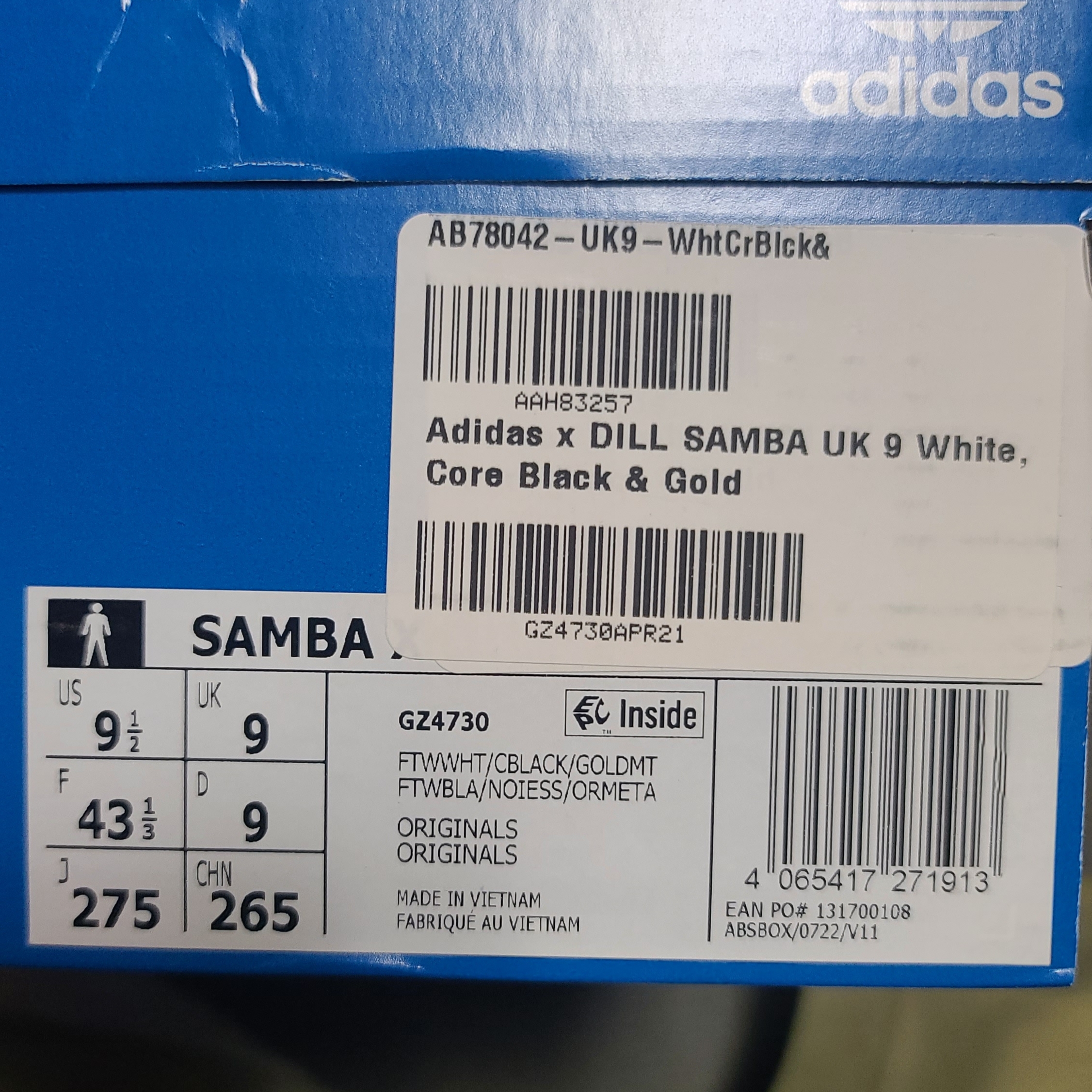 Adidas x Dill Samba White Black 착용 스타일 - 4