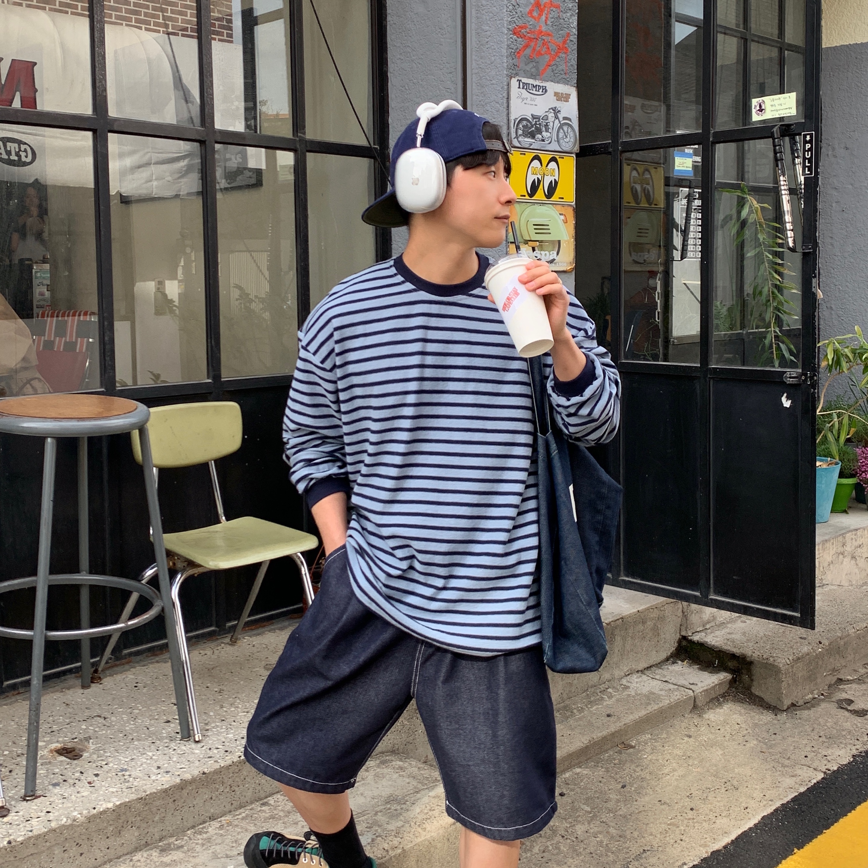 Apple AirPods Max Lightning Silver (Korean Ver.), Keen Jasper Rocks SP Sneakers Taos Taupe 착용 스타일 - 2