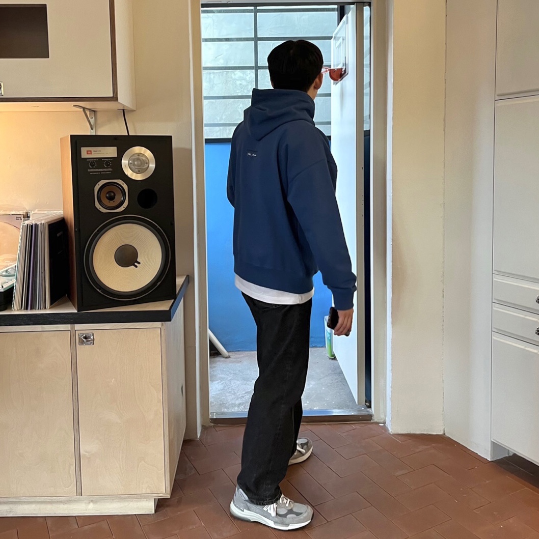 New Balance 992 Made in USA Grey - D Standard 착용 스타일