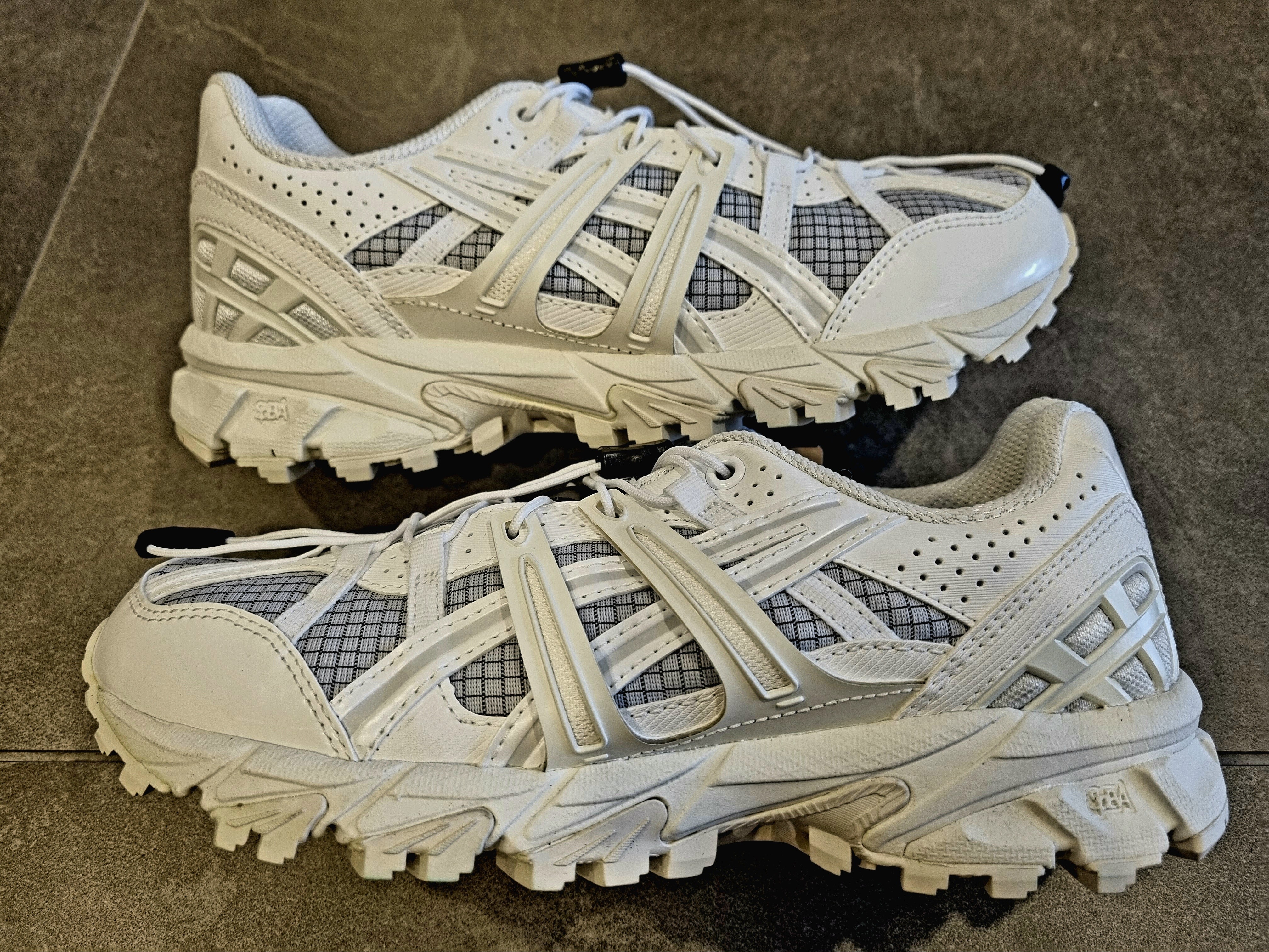 (W) Asics x Matin Kim Gel-Sonoma 15-50 Glacier Grey White 착용 스타일 - 2