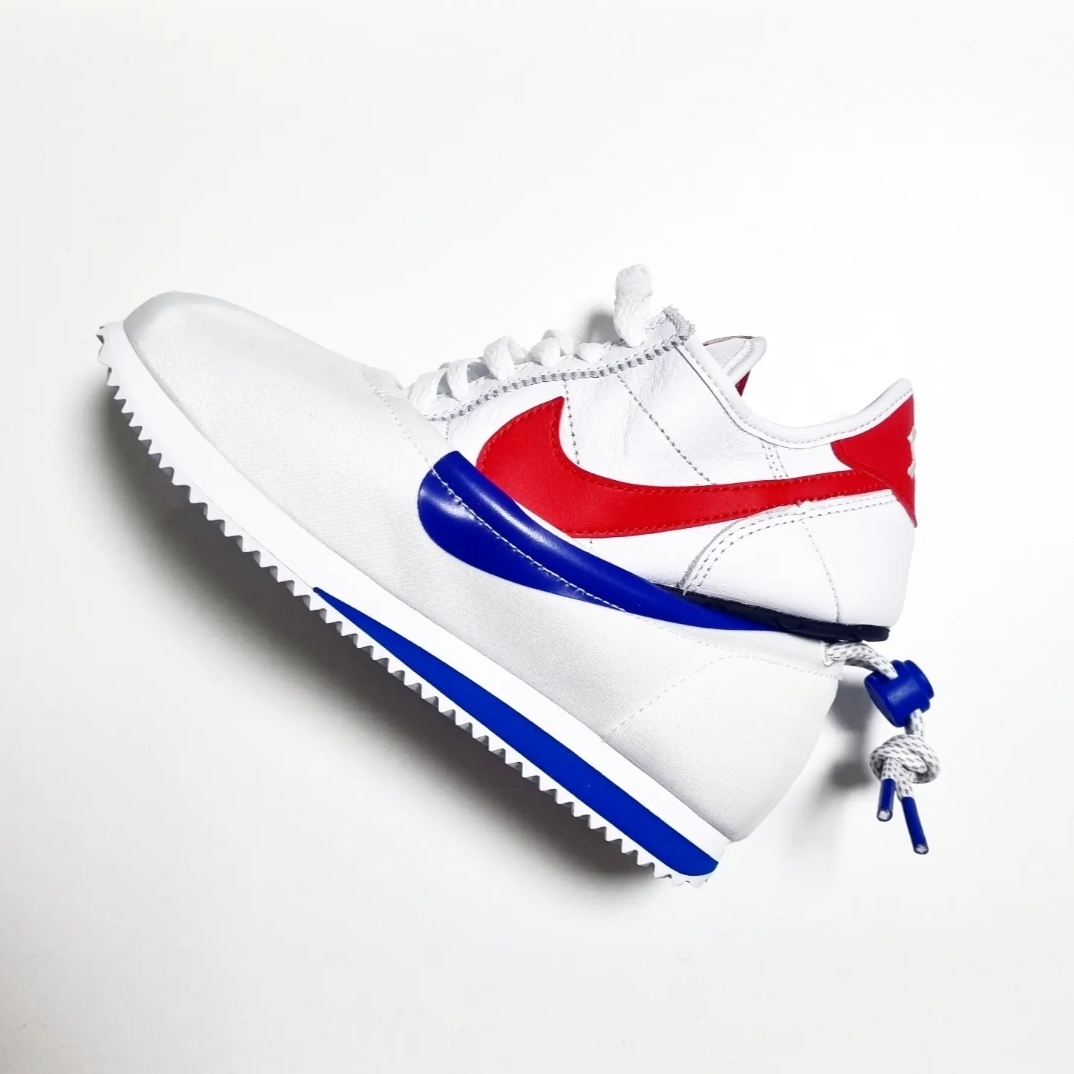 Nike x Clot Cortez SP White and Game Royal 착용 스타일