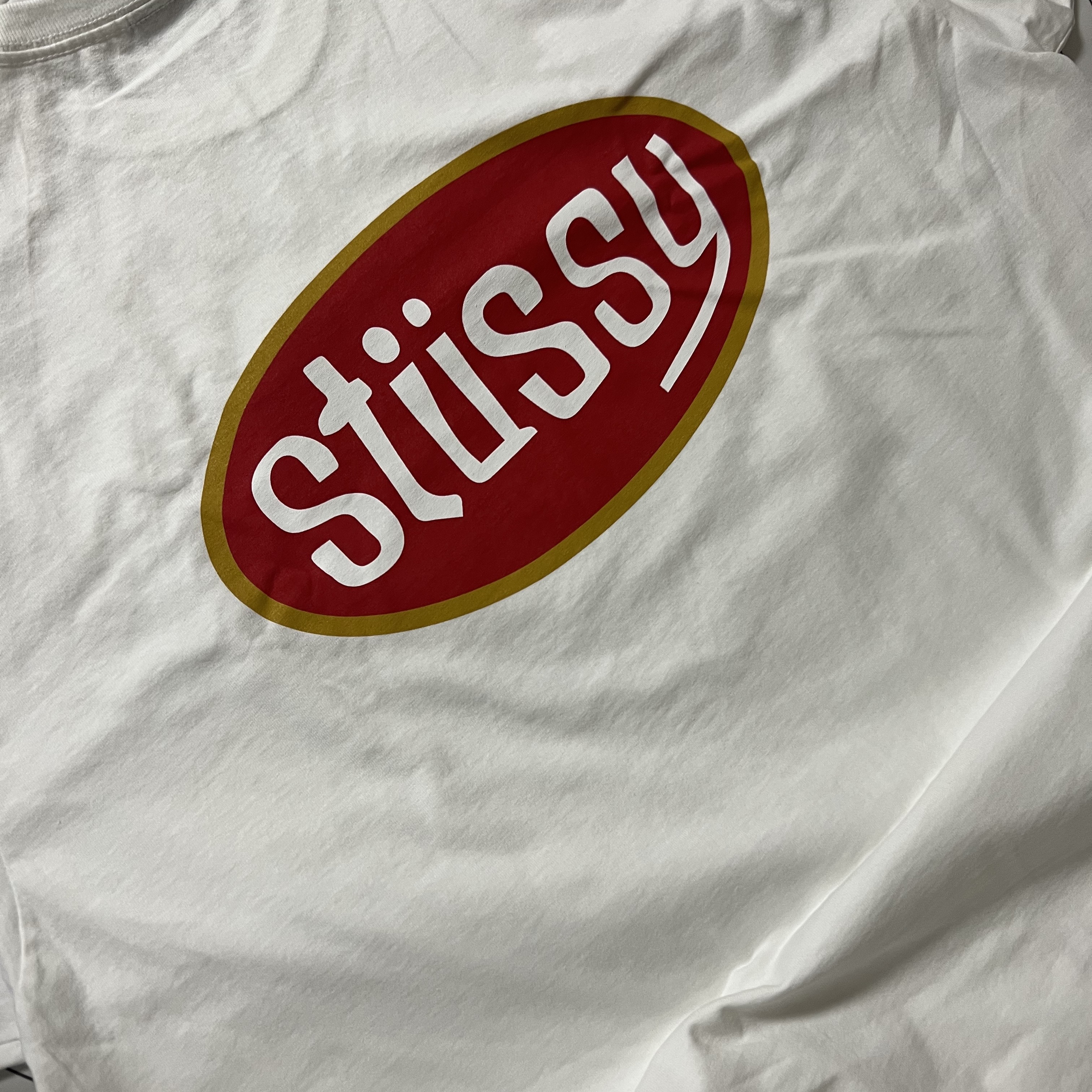 Stussy Pitstop T-Shirt White 착용 스타일