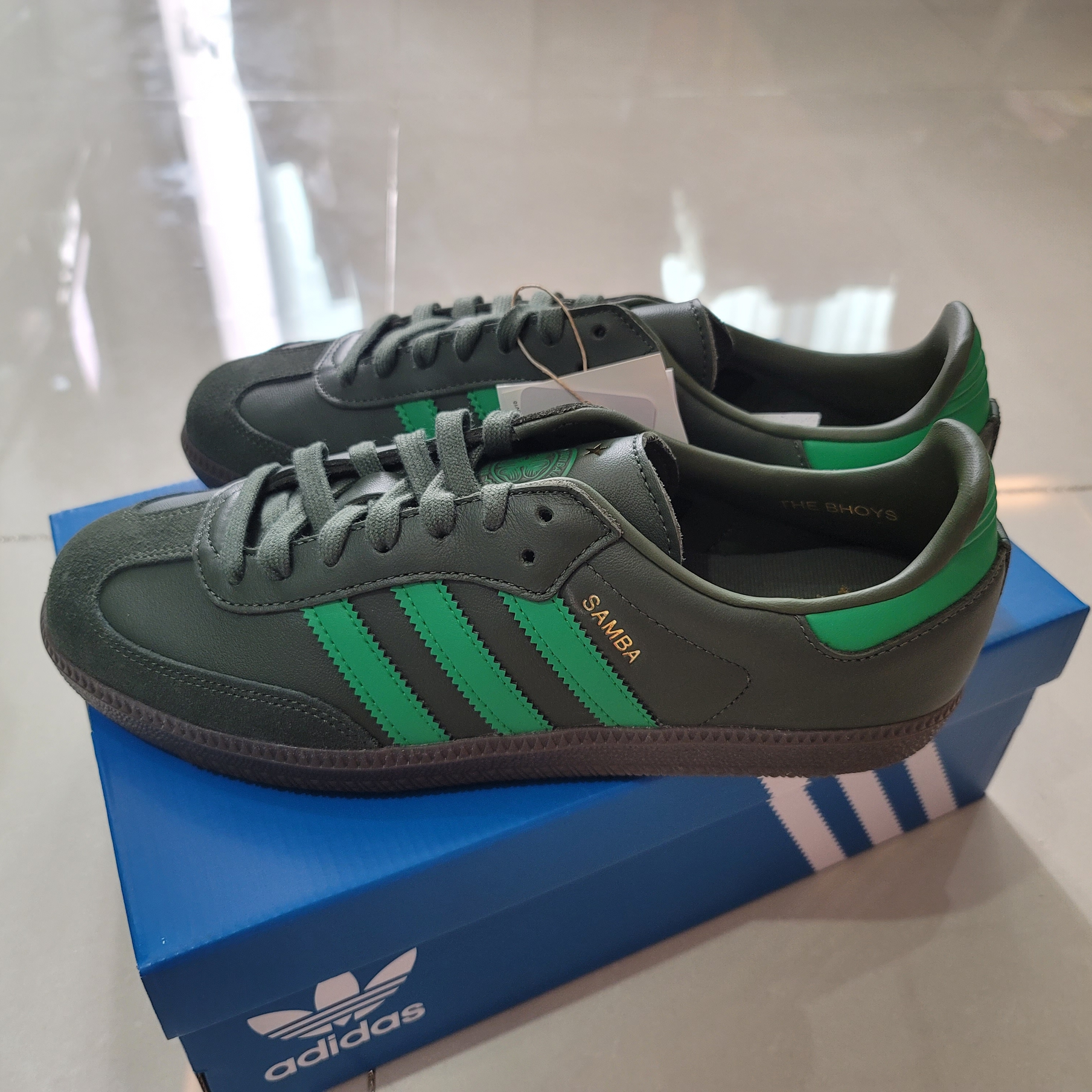 Adidas Samba Team Shadow Green 착용 스타일 - 2