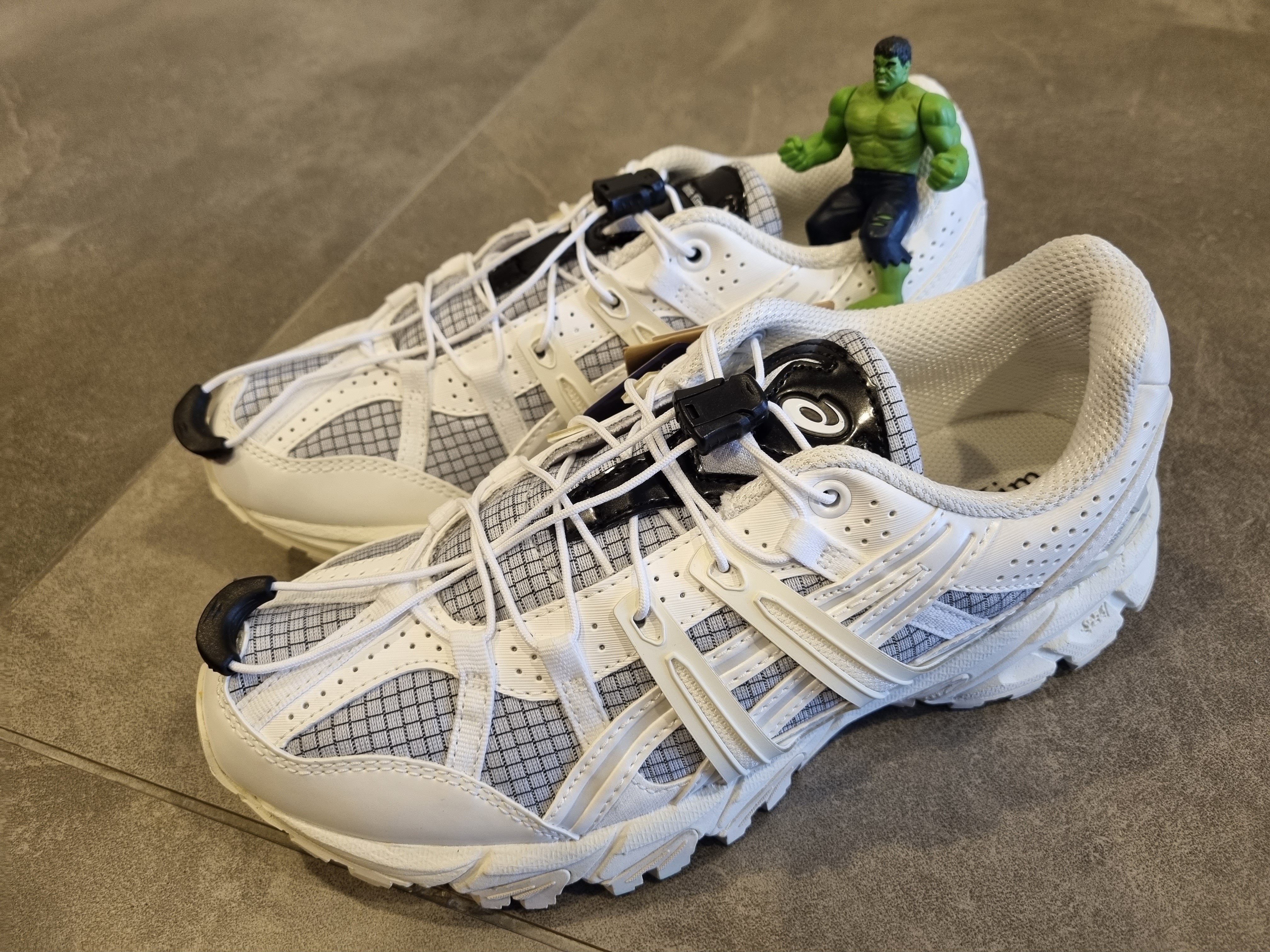 (W) Asics x Matin Kim Gel-Sonoma 15-50 Glacier Grey White 착용 스타일 - 1