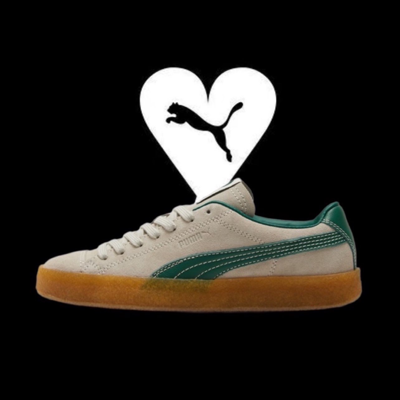 Puma x AMI Suede Crepe Pristine 착용 스타일 - 1