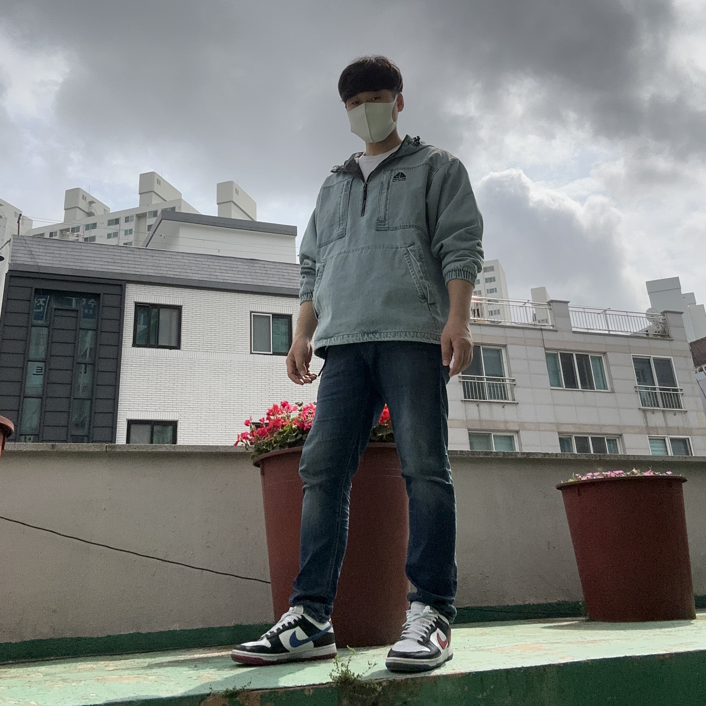 Supreme x Nike ACG Denim Pullover Washed Blue - 22FW, Nike Dunk Low SE Seoul 착용 스타일 - 1