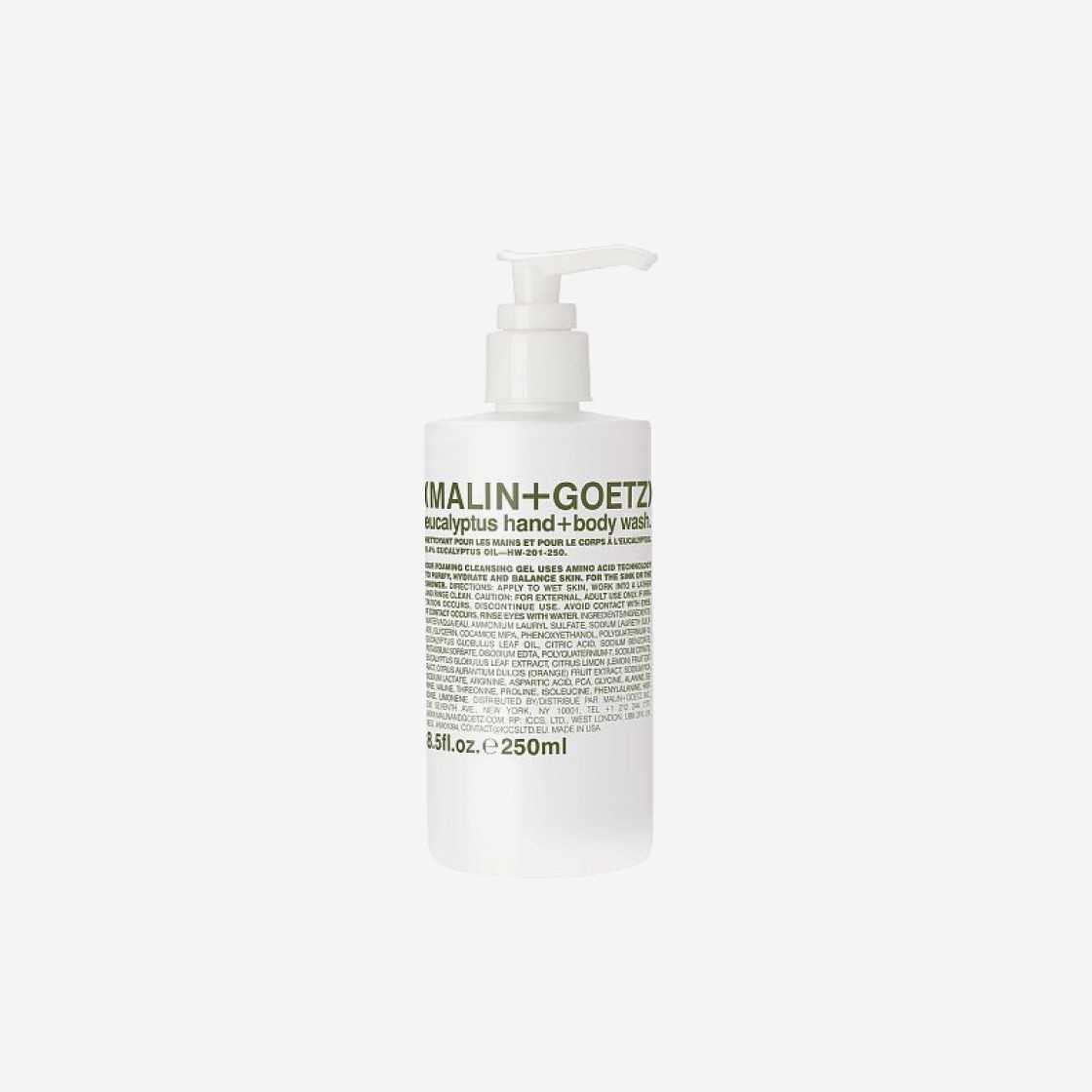 Malin+Goetz Eucalyptus Hand + Body Wash 250ml (Korean Ver.) 상세 이미지 1