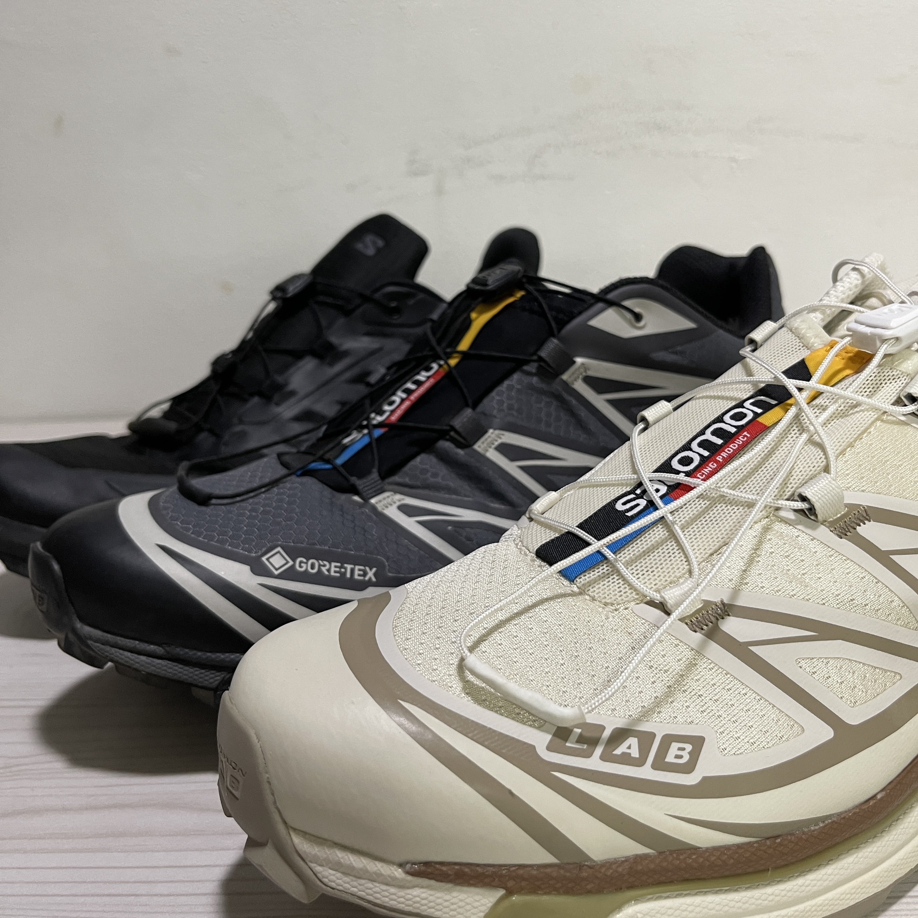 Salomon XT-6 Turtledove, Salomon XT-6 Gore-Tex Black Ebony 착용 스타일 - 2