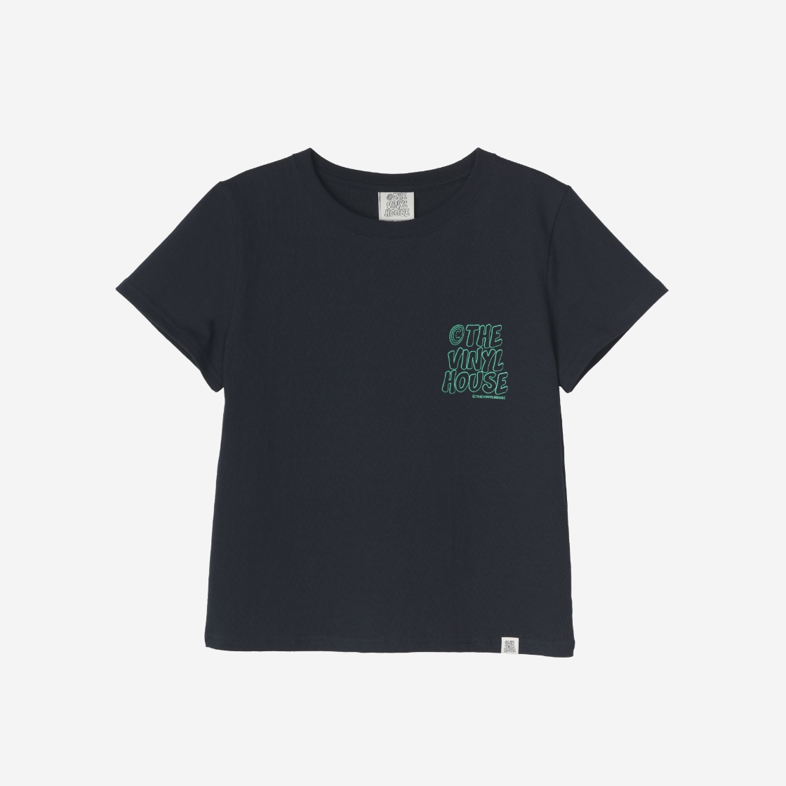 더바이닐하우스 라인 로고 티셔츠 네이비(Thevinylhouse Line Logo T-Shirt Navy) - 3