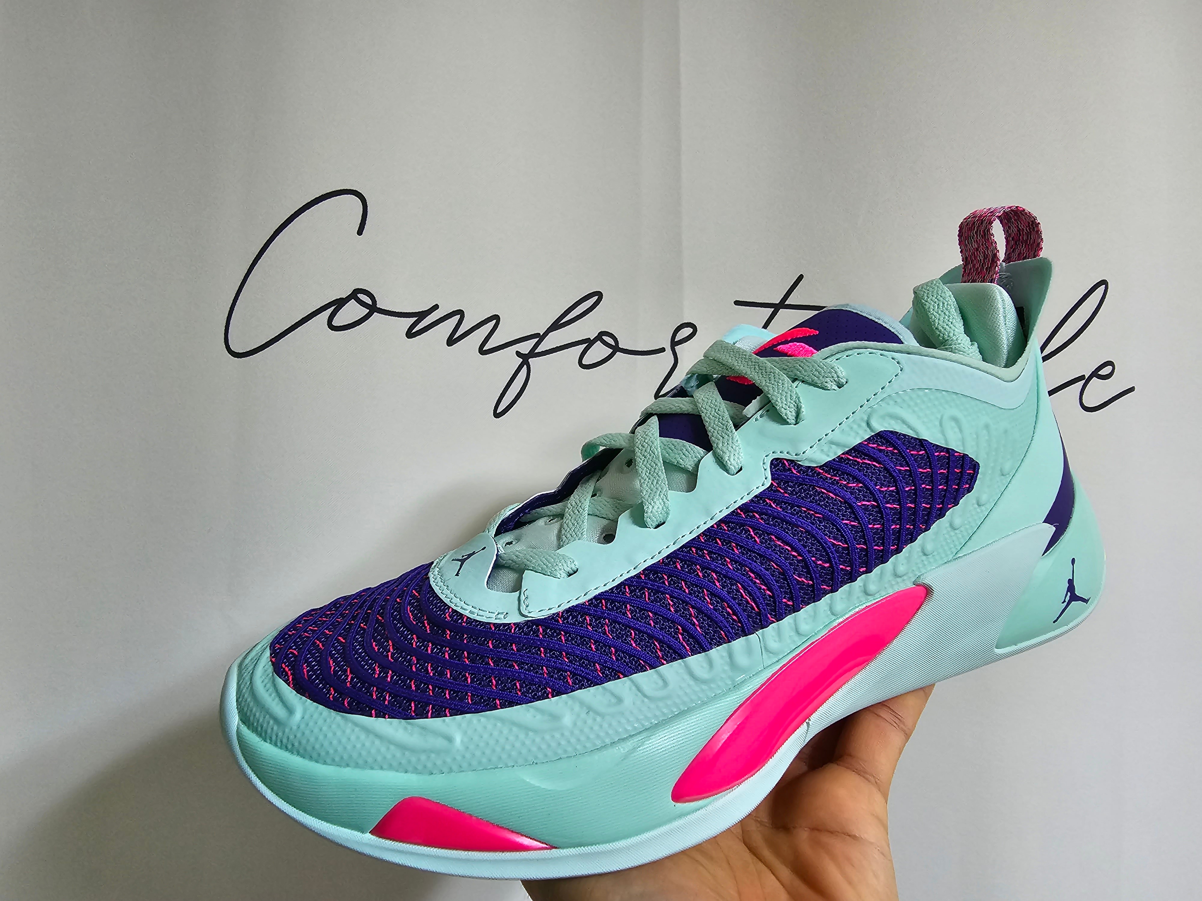 Jordan Luka 1 PF Mint Foam Racer Pink 착용 스타일 - 1