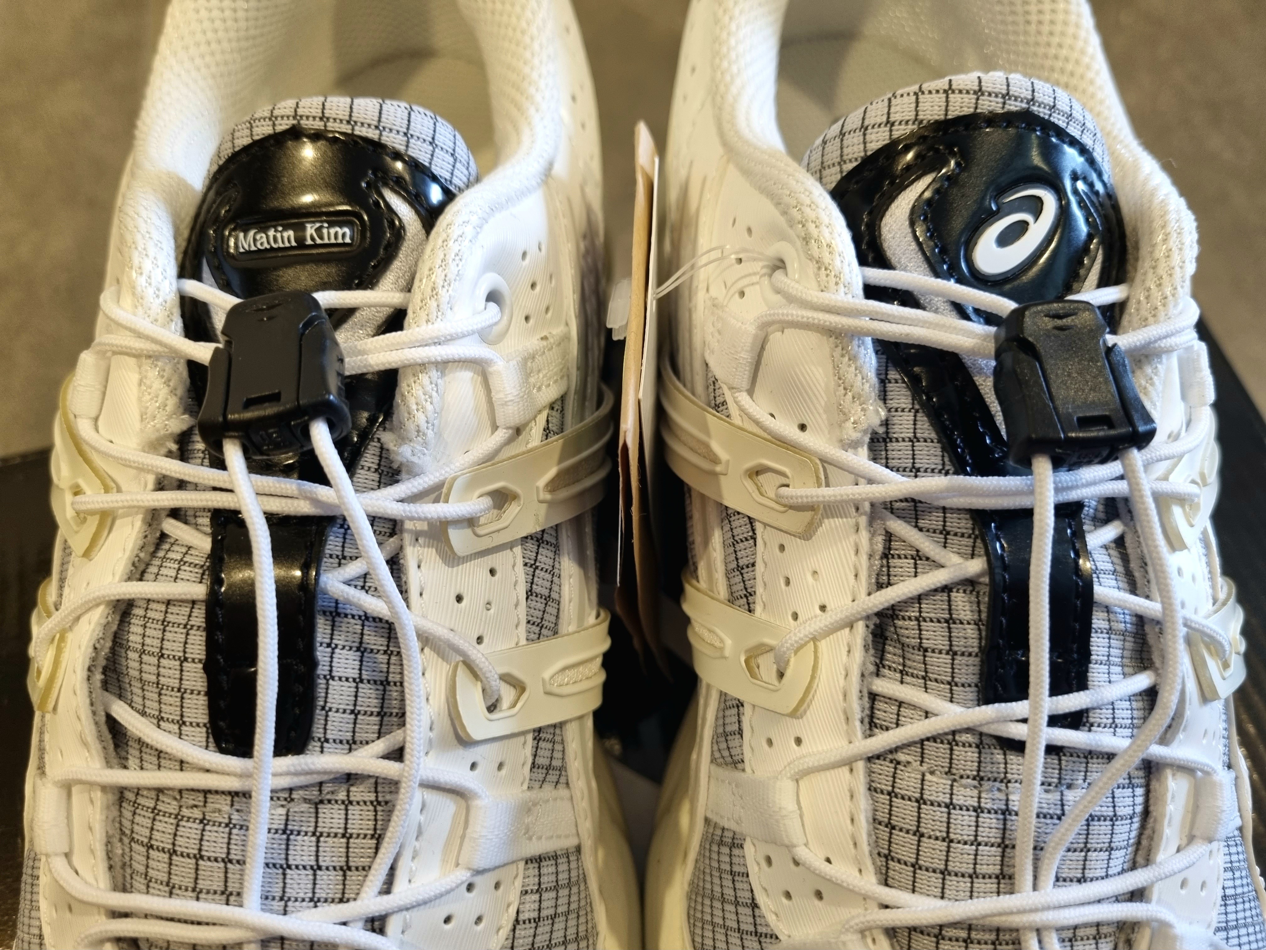 (W) Asics x Matin Kim Gel-Sonoma 15-50 Glacier Grey White 착용 스타일 - 4