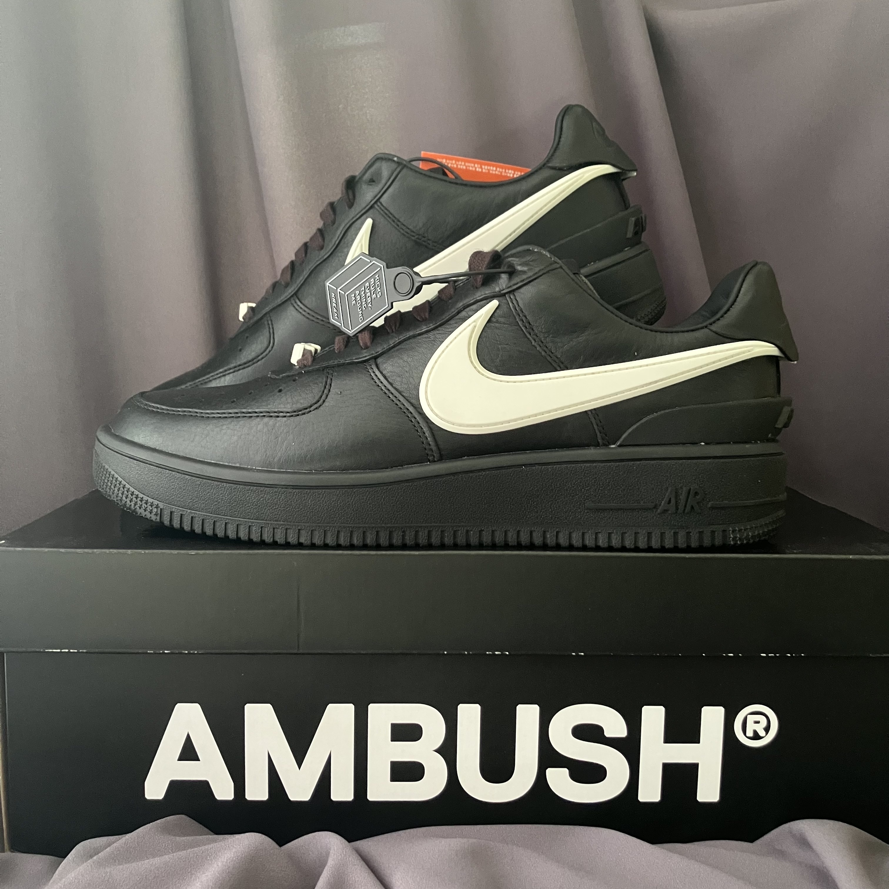 Nike x Ambush Air Force 1 Low SP Black 착용 스타일 - 1