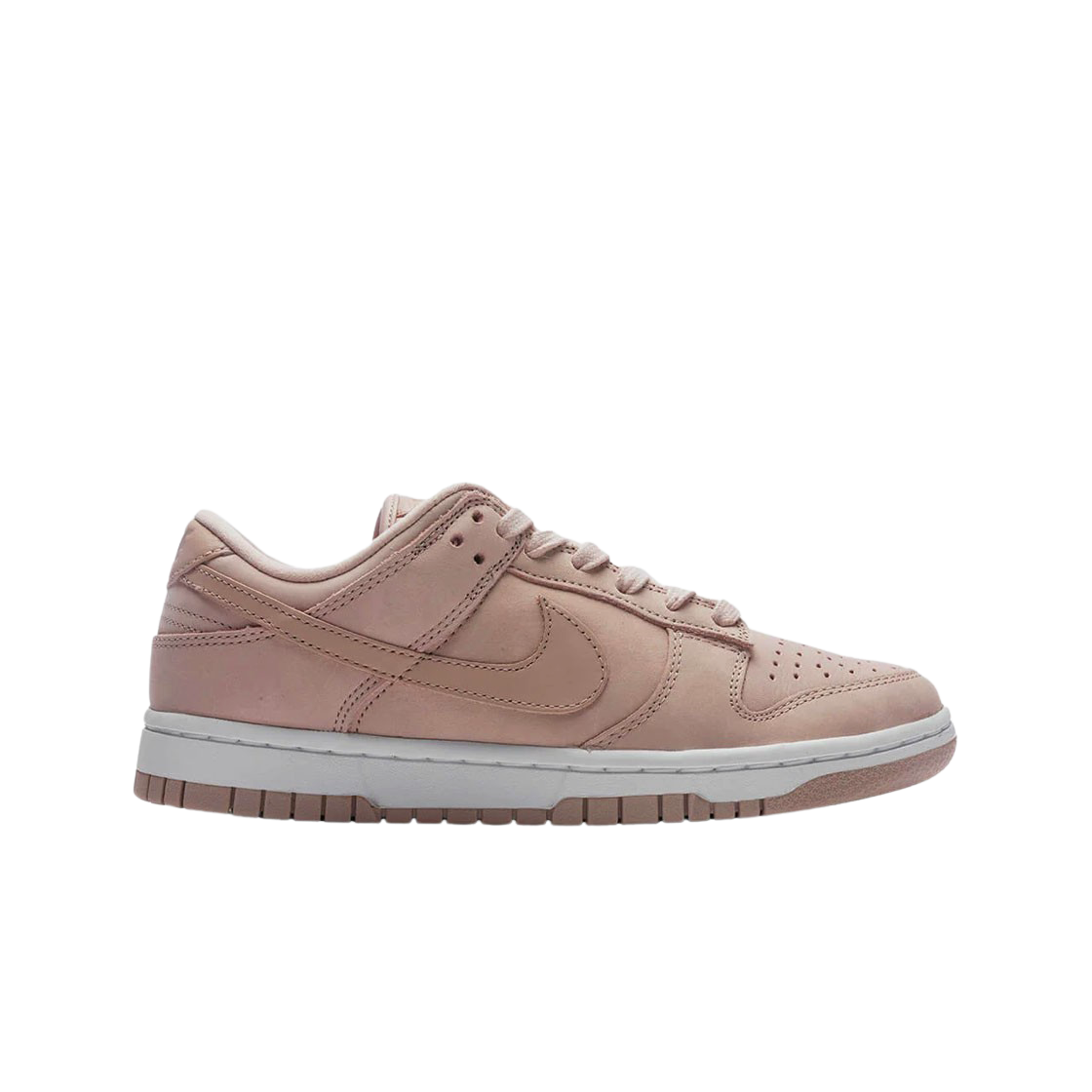 (W) 나이키 덩크 로우 레트로 프리미엄 핑크 옥스포드 화이트((W) Nike Dunk Low Retro PRM Pink Oxford White) - 1