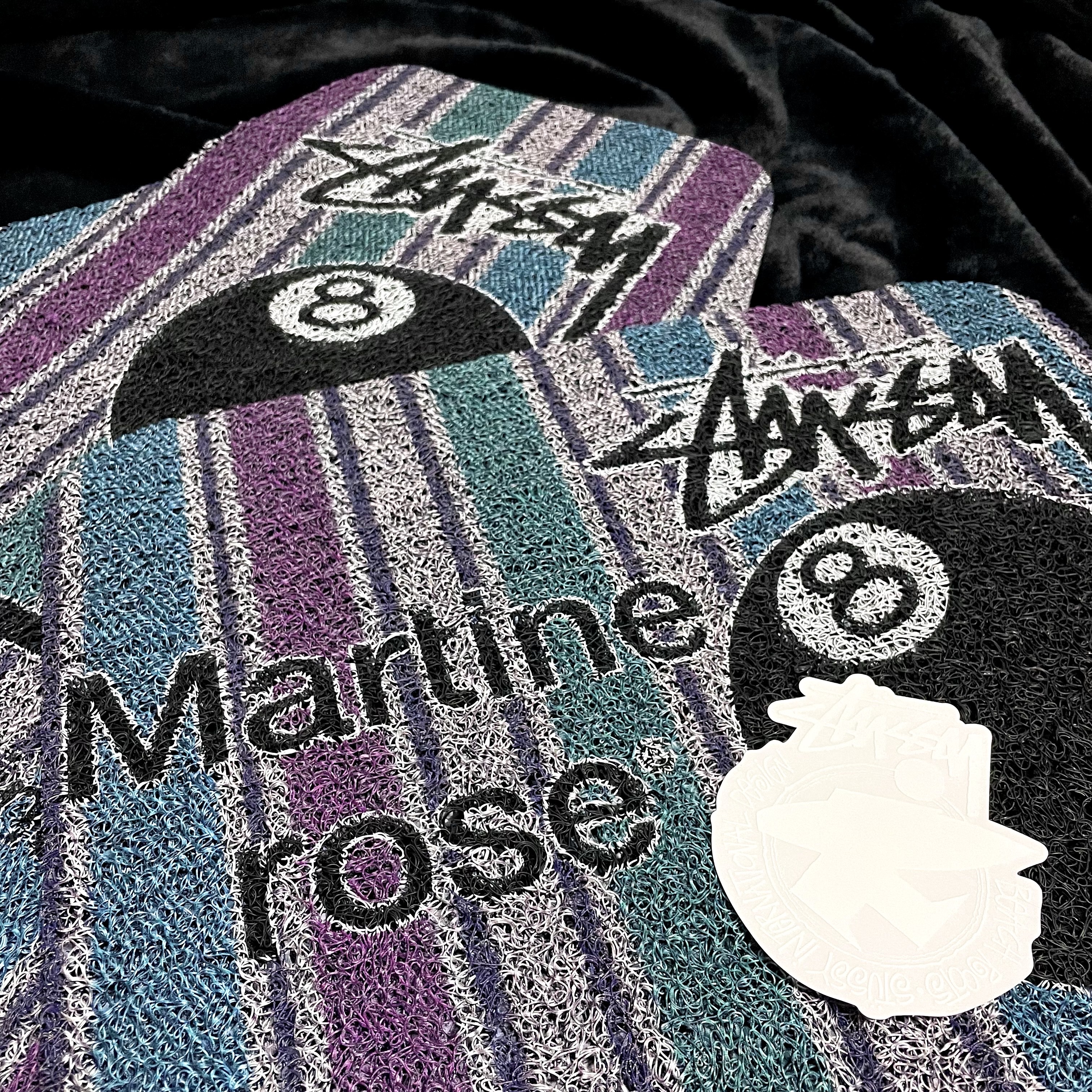 Stussy x Martine Rose Car Mat Set 착용 스타일