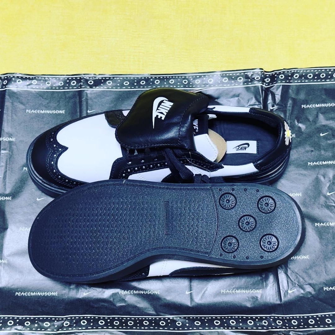 Nike x Peaceminusone Kwondo1 Black and White 착용 스타일 - 2