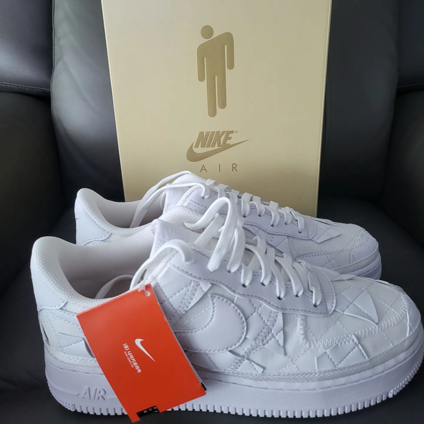Nike x Billie Eilish Air Force 1 Low SP Triple White 착용 스타일