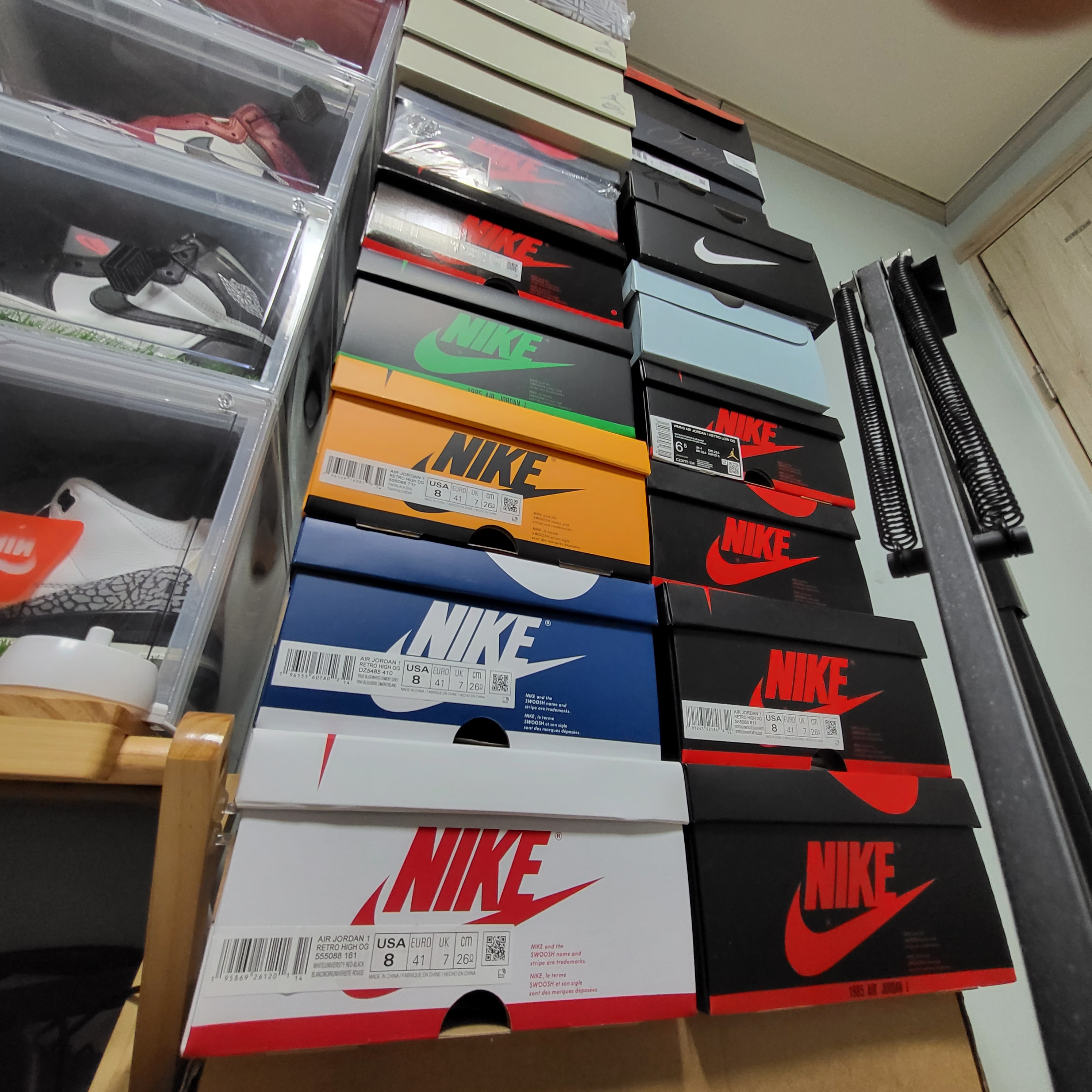 Jordan 1 Retro High OG Black and Lucky Green, Jordan 1 Retro High OG Taxi 착용 스타일