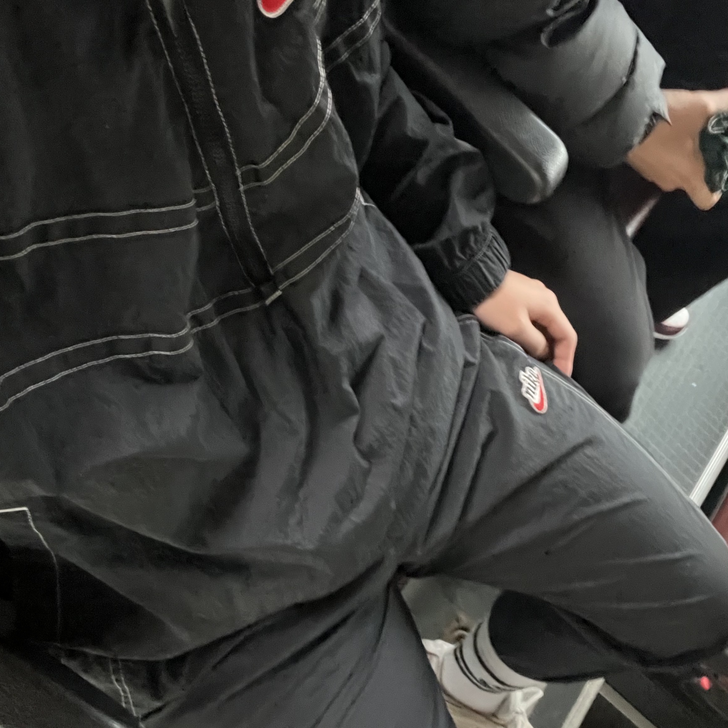 Nike NSW Windrunner SW5 Black - Asia, Nike NSW Windrunner Lined Woven SW5 Pants Black - Asia 착용 스타일