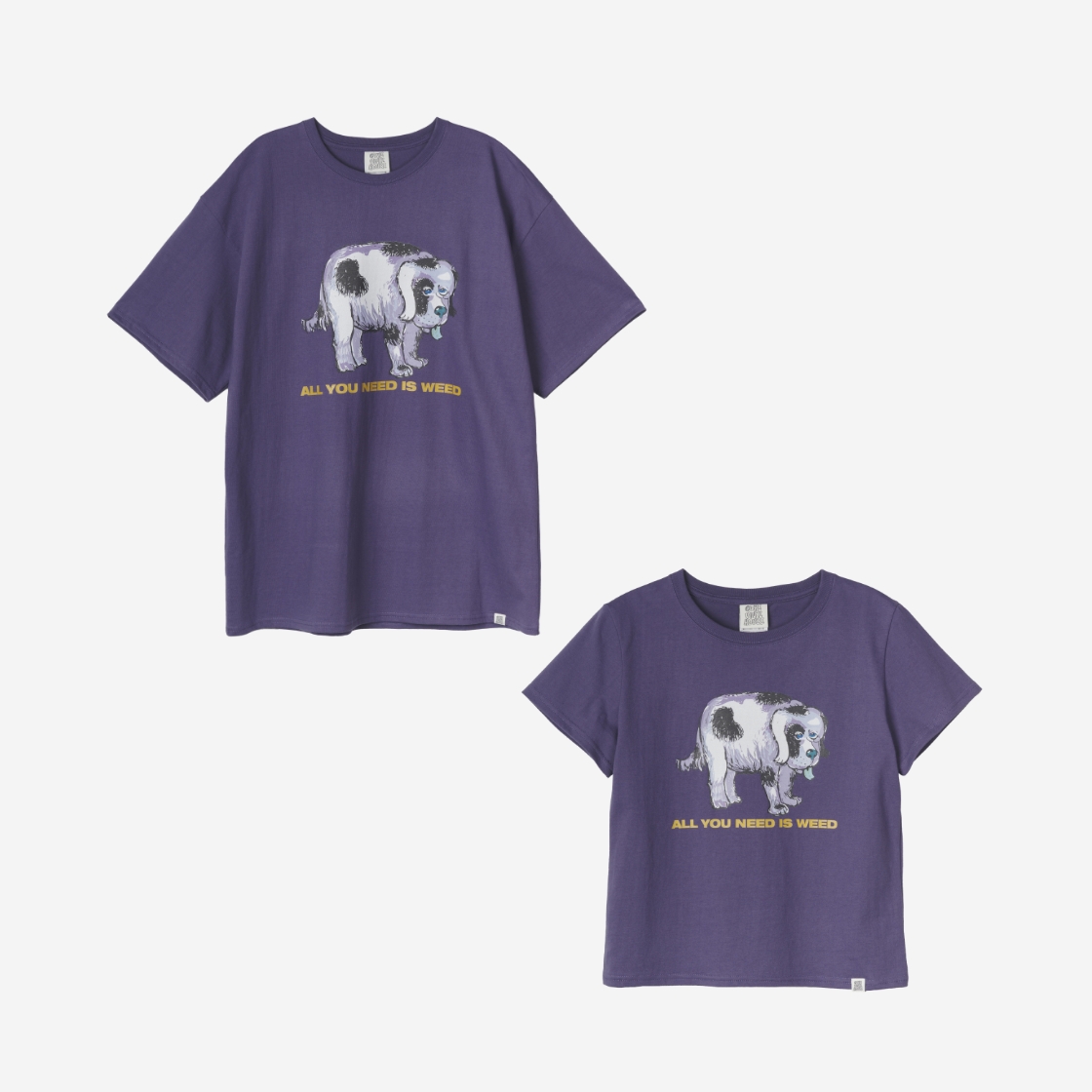 더바이닐하우스 올 유 니드 티셔츠 퍼플(Thevinylhouse All You Need T-Shirt Purple) - 2