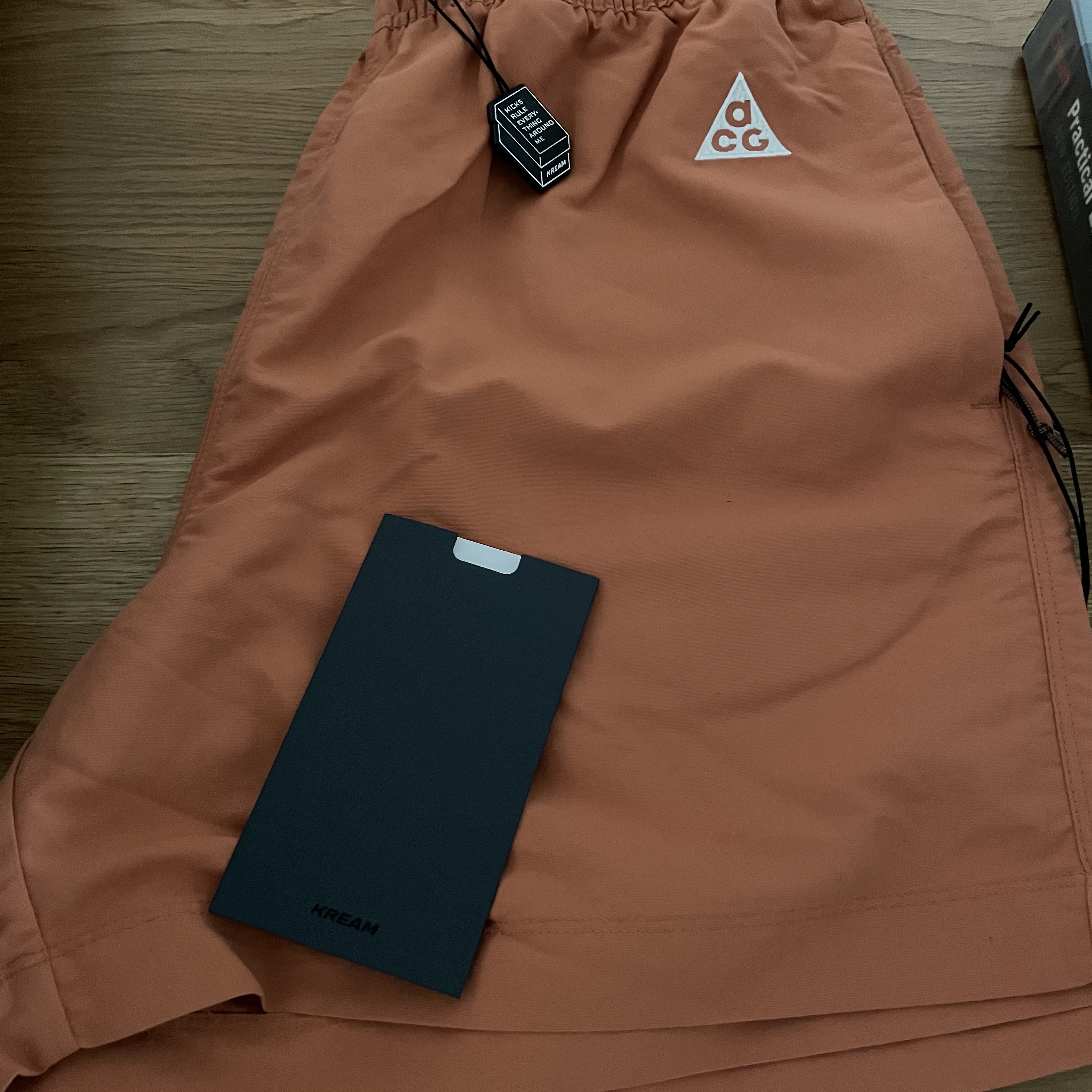 Nike NRG ACG Trail Shorts Rust Oxide - Asia 착용 스타일 - 1