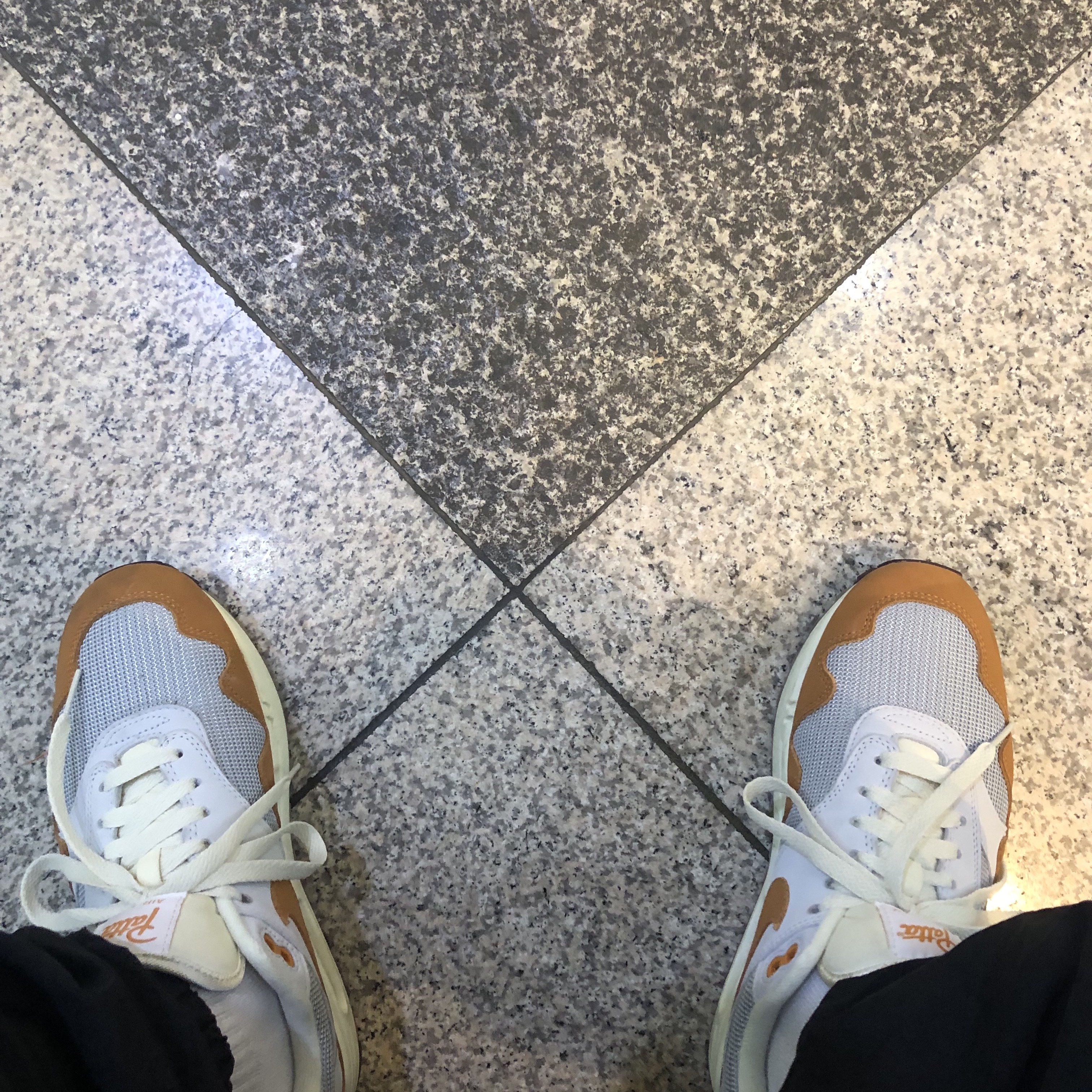 Nike x Patta Air Max 1 Monarch 착용 스타일