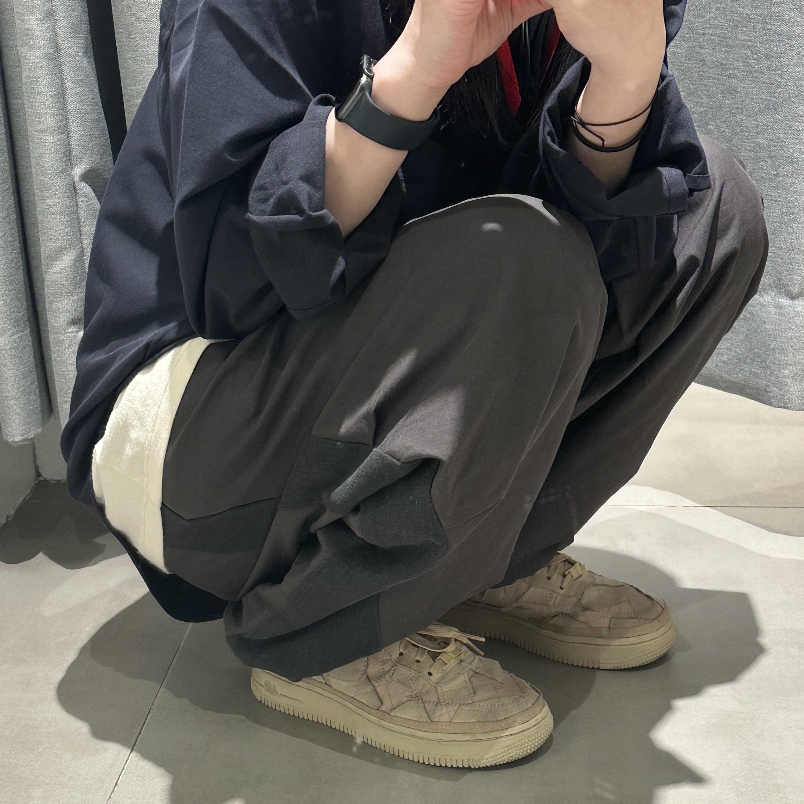 Nike x Billie Eilish Air Force 1 Low '07 SP Mushroom 착용 스타일