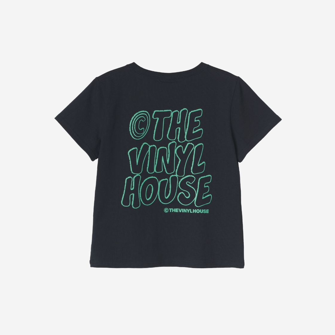 더바이닐하우스 라인 로고 티셔츠 네이비(Thevinylhouse Line Logo T-Shirt Navy) - 4