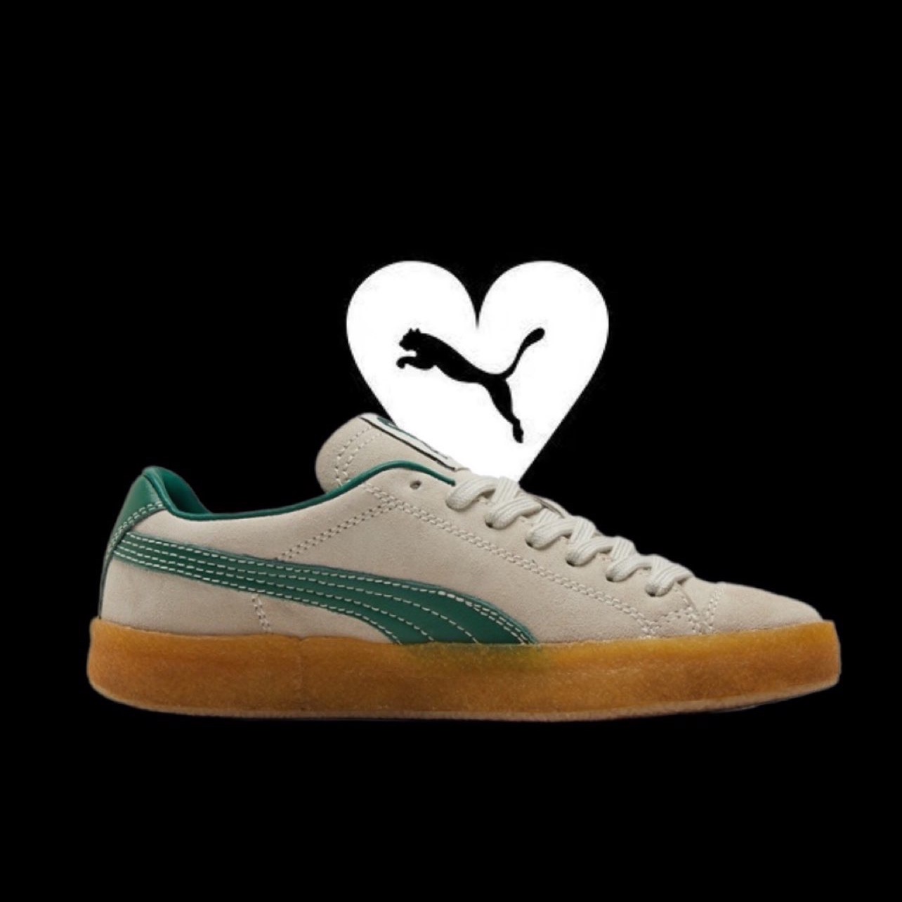 Puma x AMI Suede Crepe Pristine 착용 스타일 - 3