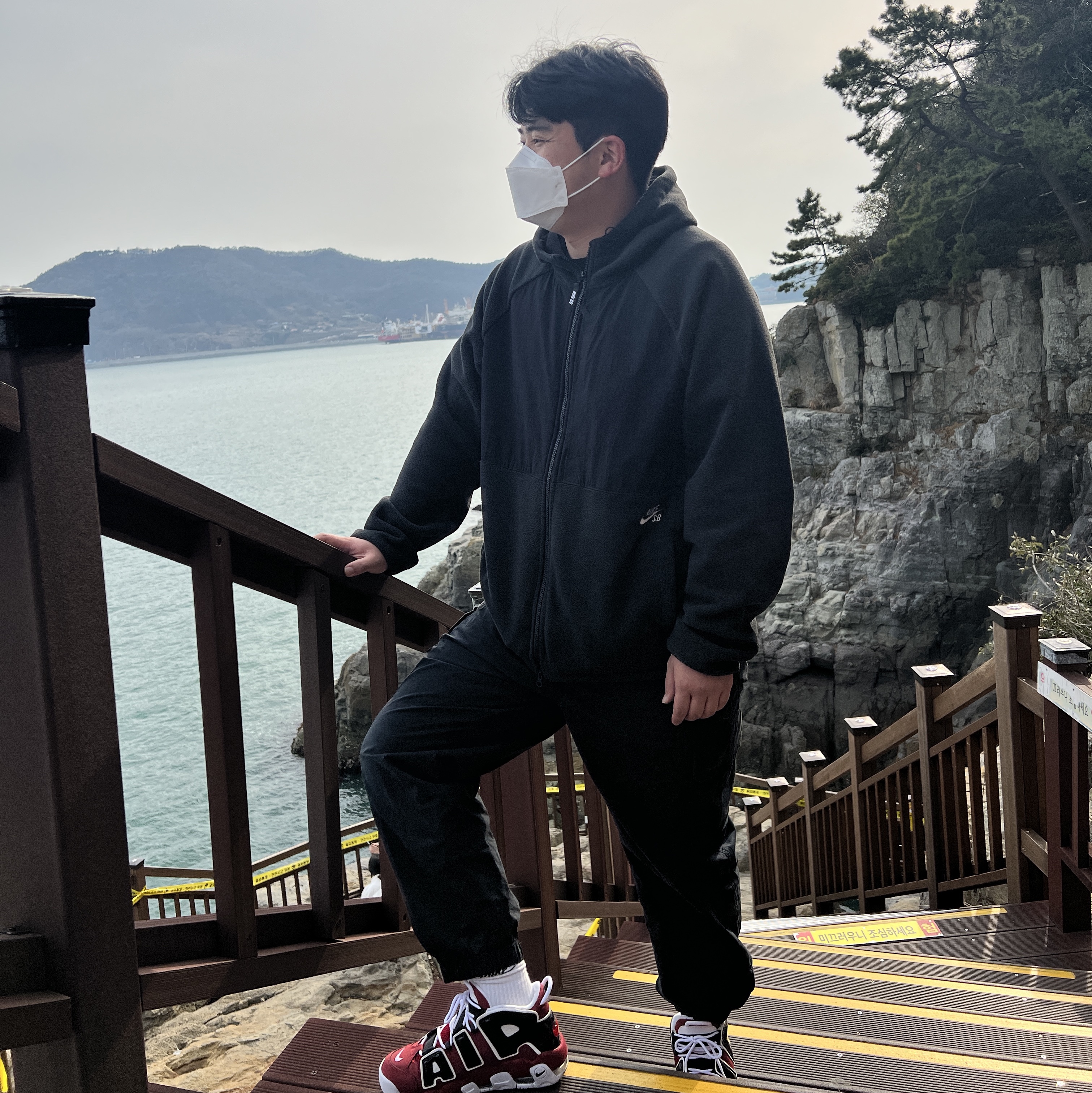 Nike Air More Uptempo 96 Bulls 2021 착용 스타일