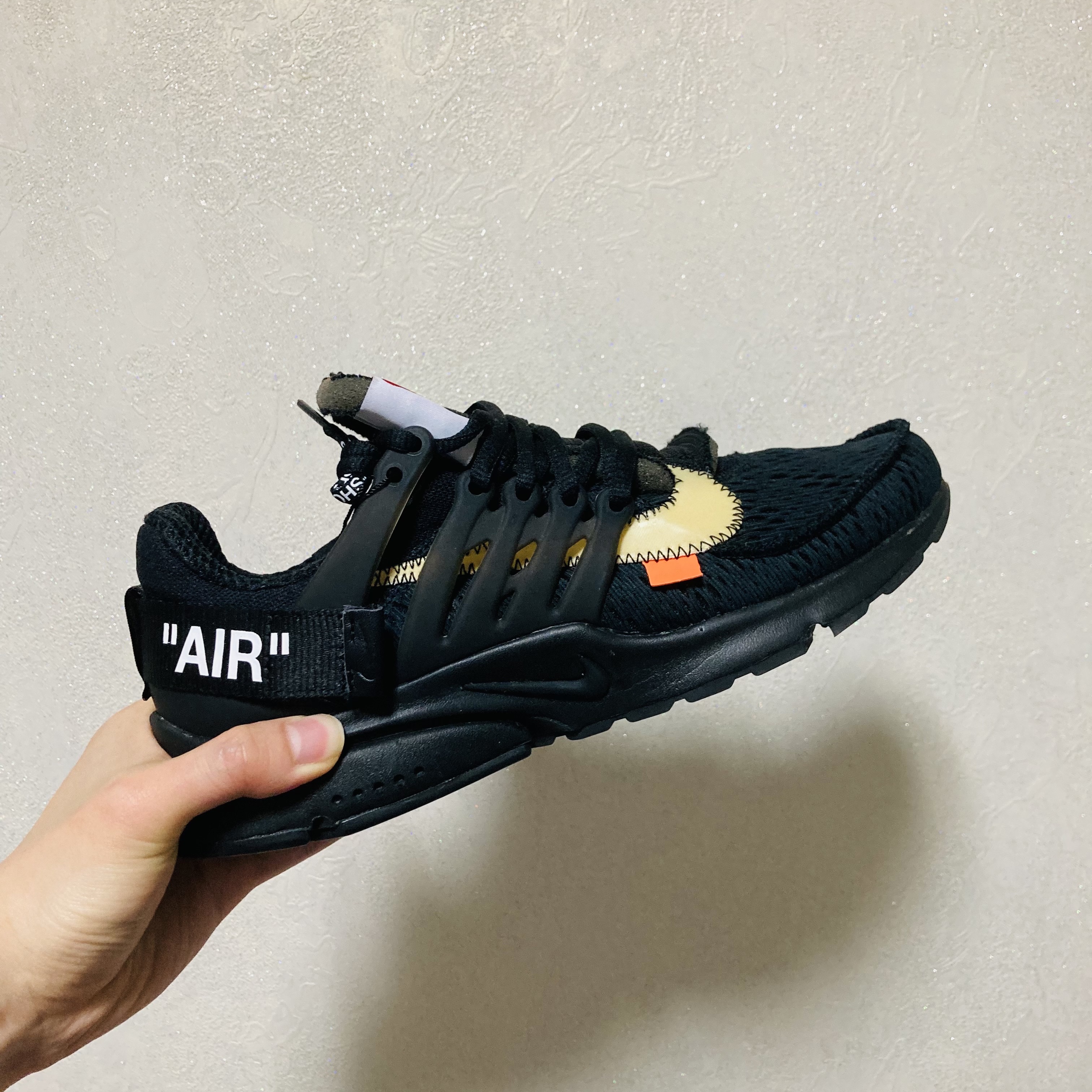 Nike x Off-White Air Presto Black 착용 스타일 - 1