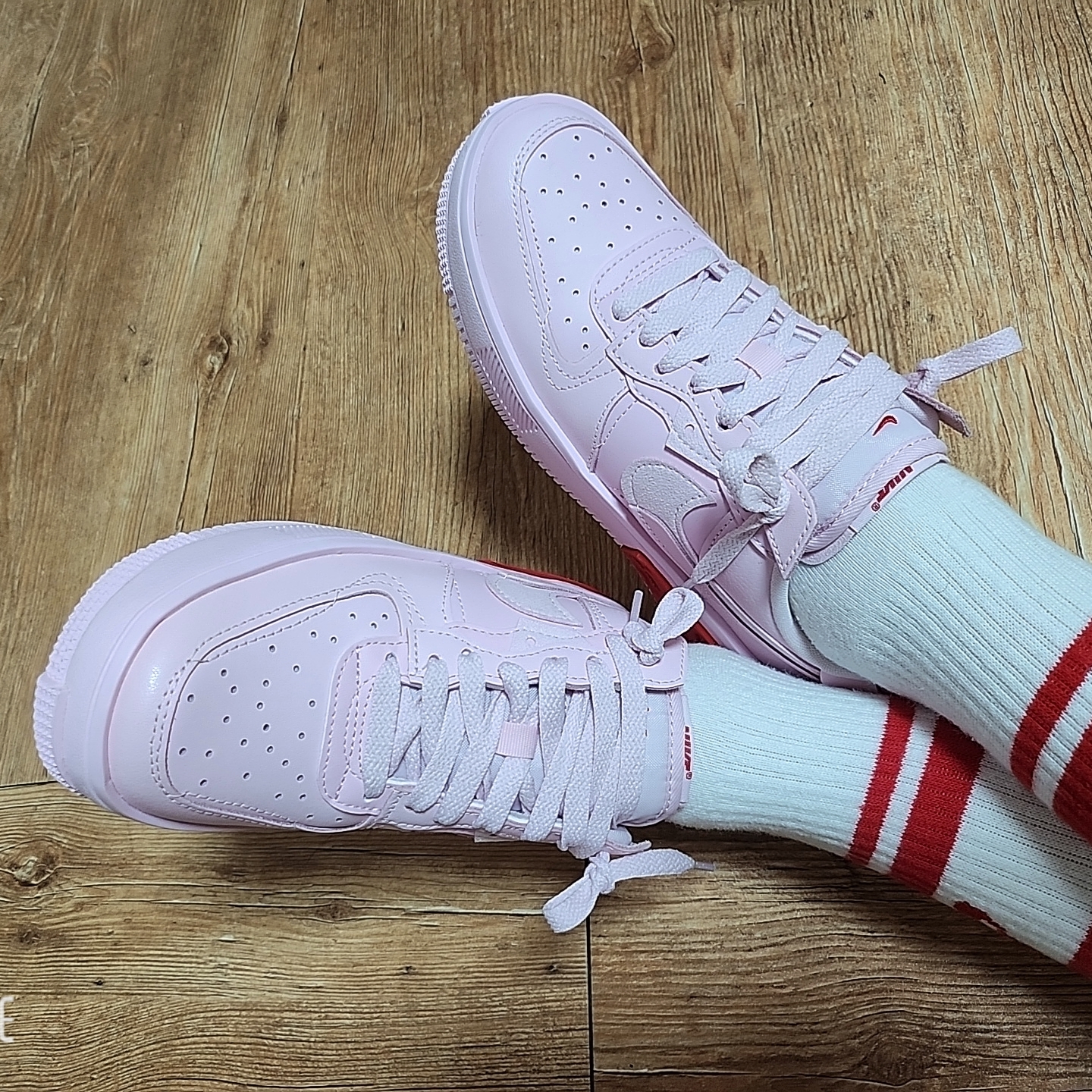 (W) Nike Air Force 1 Fontanka Pink Foam 착용 스타일