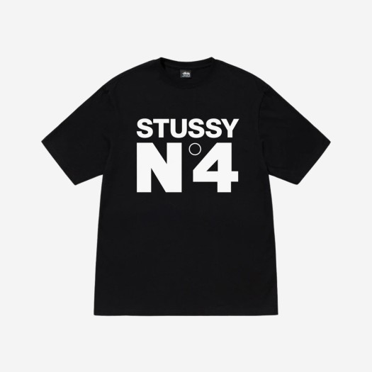 스투시 NO.4 티셔츠 블랙