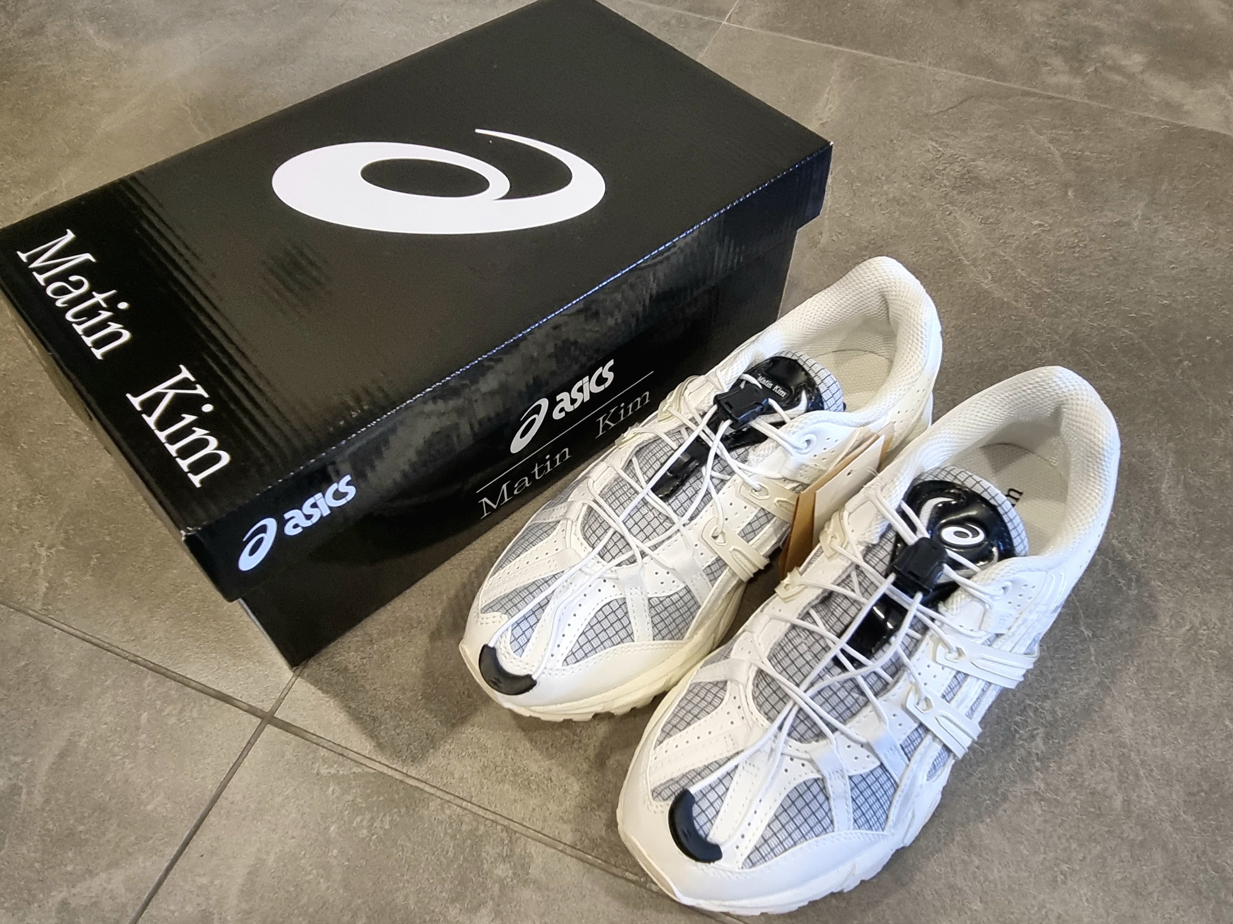 (W) Asics x Matin Kim Gel-Sonoma 15-50 Glacier Grey White 착용 스타일 - 5