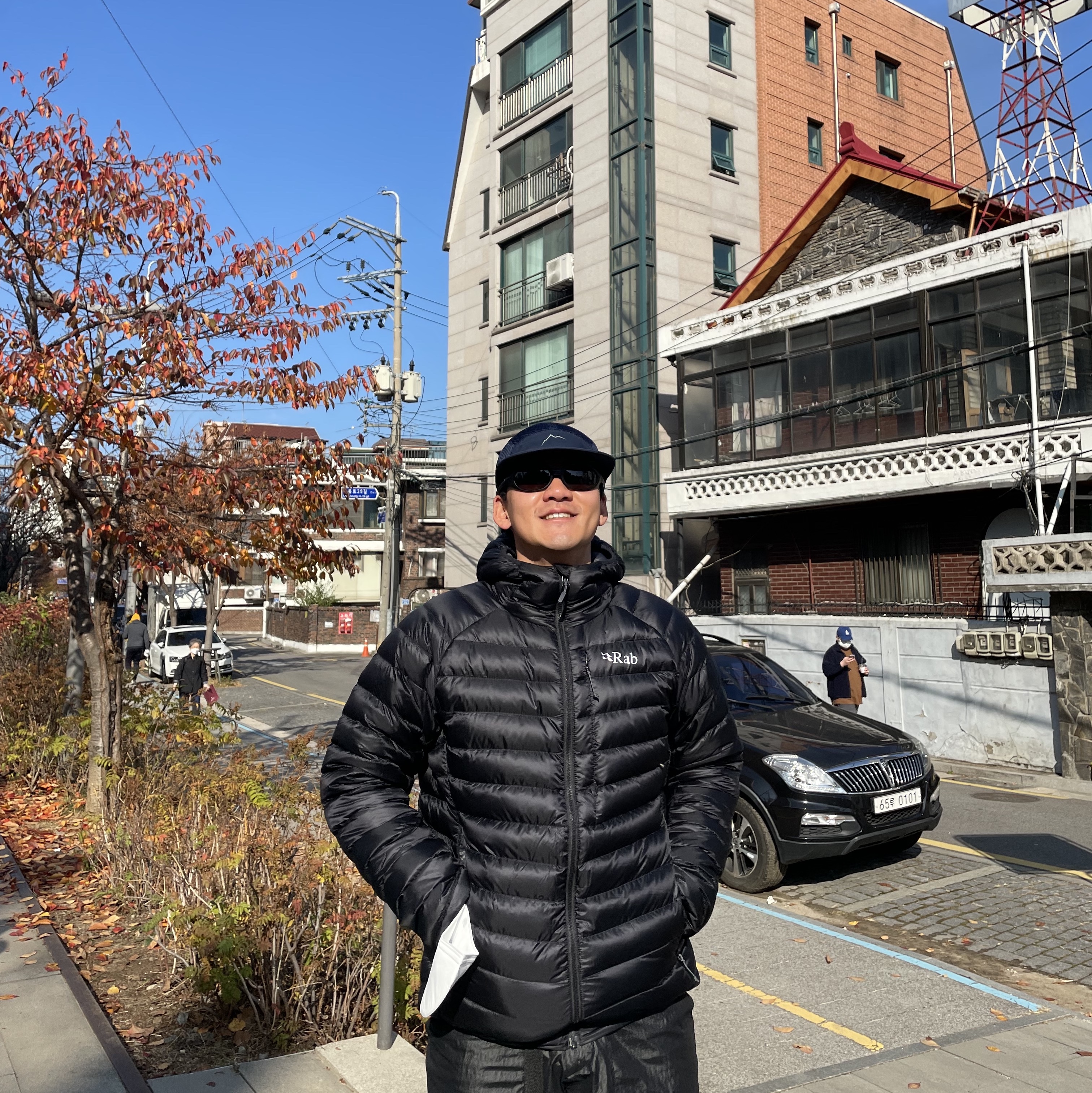 Oakley Eye Jacket Redux Matte Black Frame Prizm Grey Lenses High Bridge Fit, Salomon XT-6 ADV White 착용 스타일 - 2