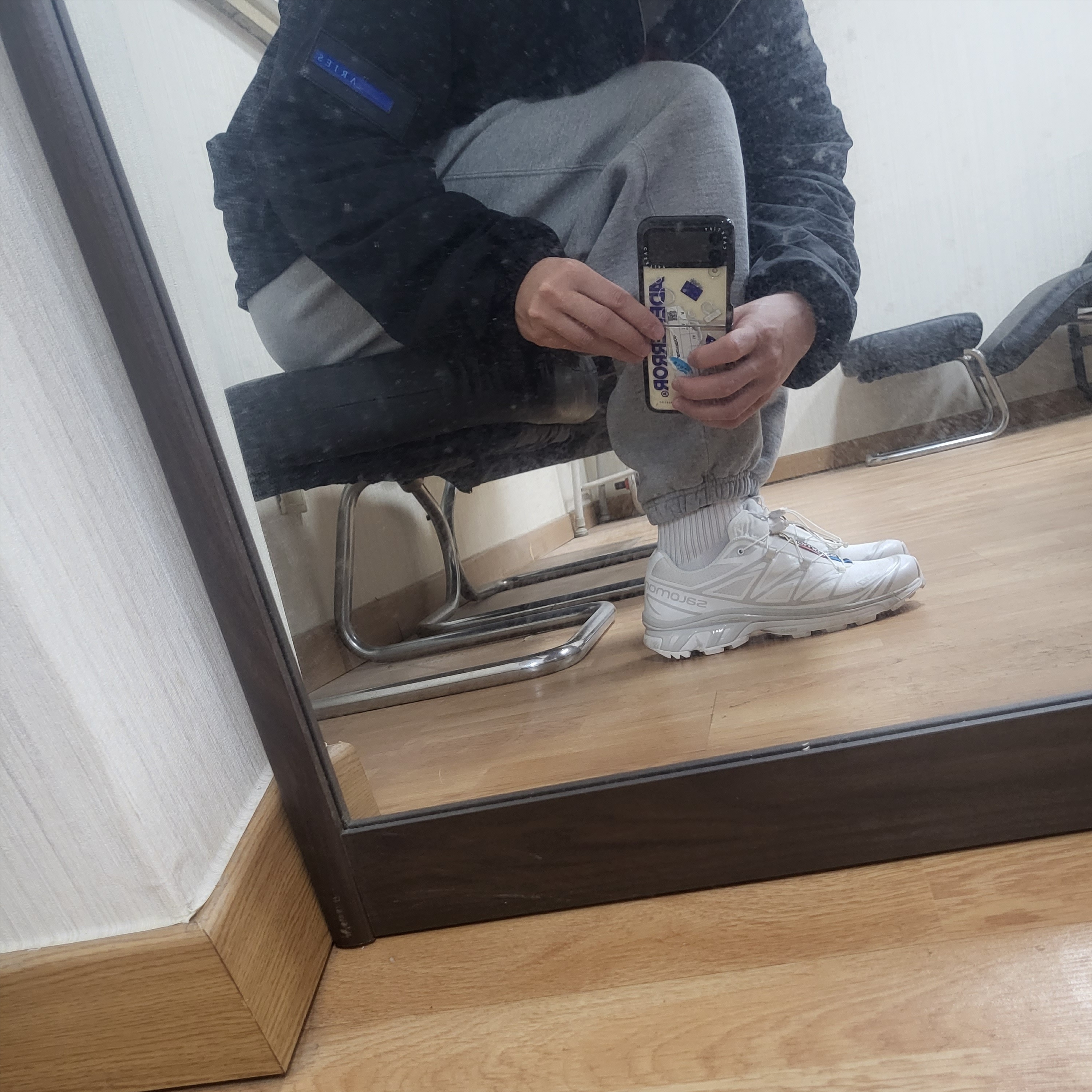 Salomon XT-6 ADV White 착용 스타일 - 3