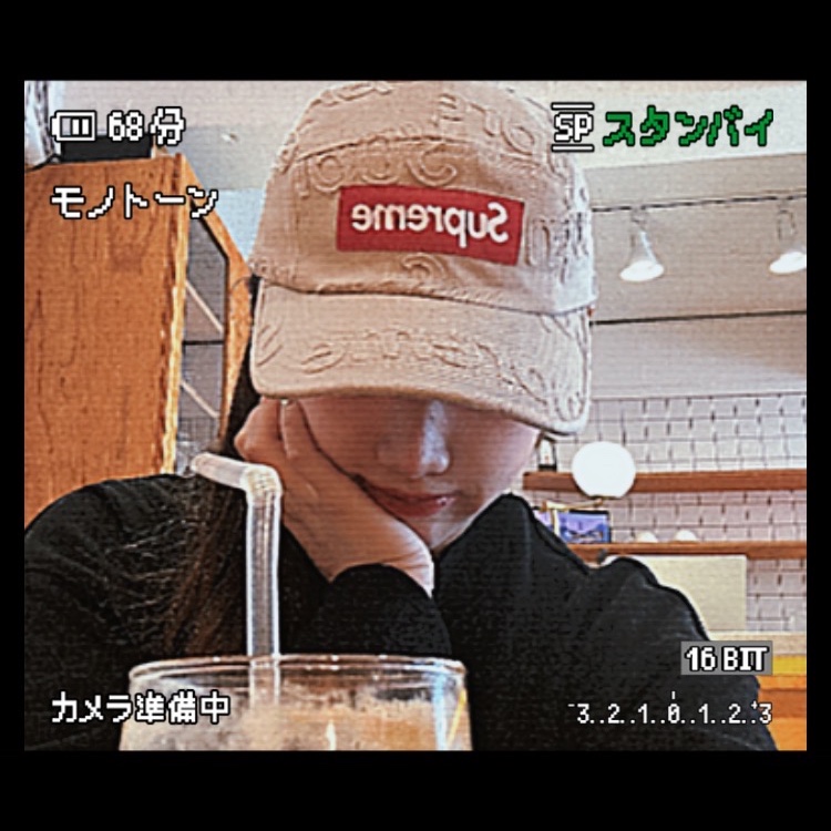 Supreme Lasered Twill Camp Cap Tan - 23SS 착용 스타일