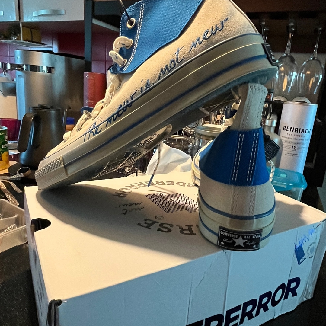 Converse x Ader Error Chuck 70 High White 착용 스타일 - 2
