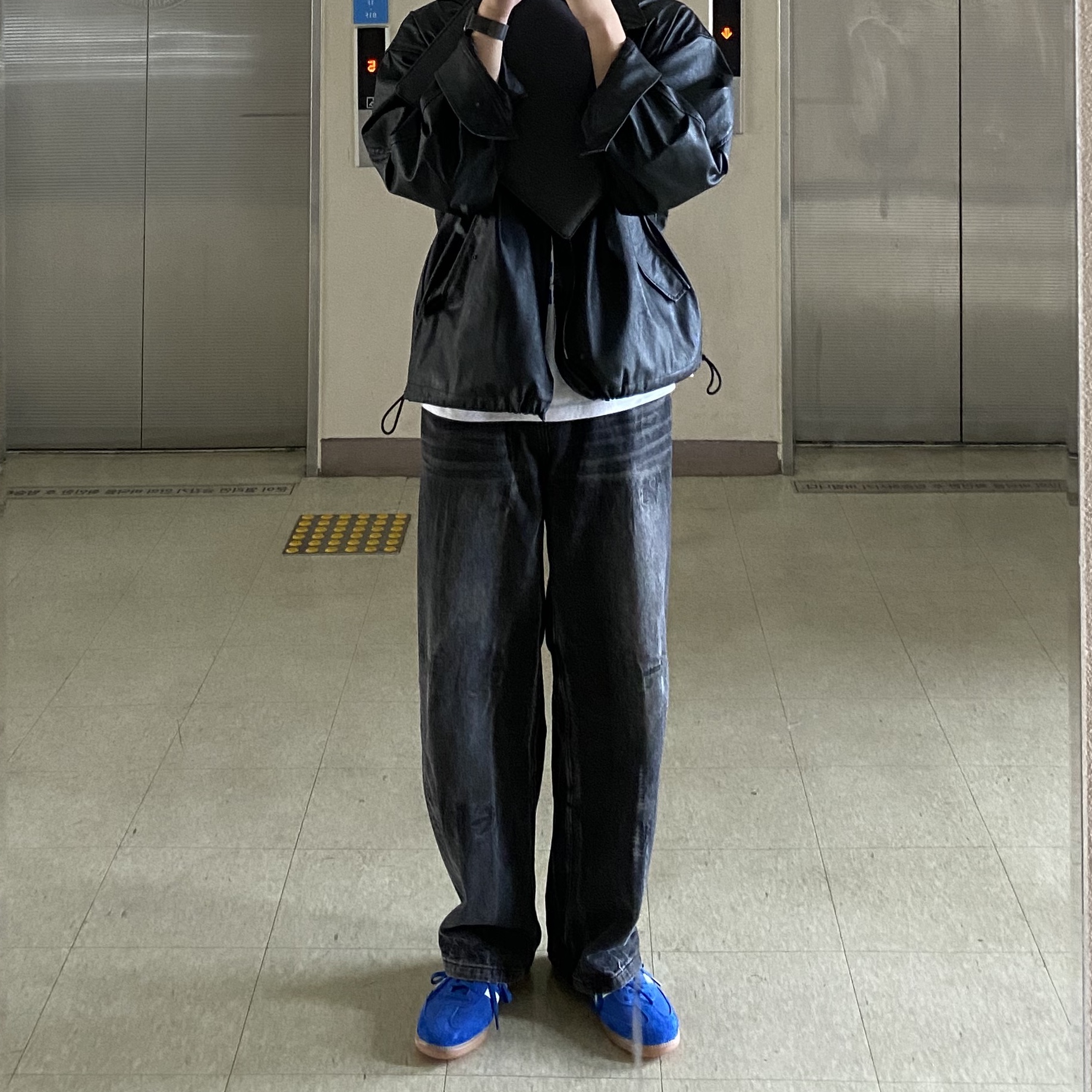 Adidas Samba OG Royal Blue 착용 스타일