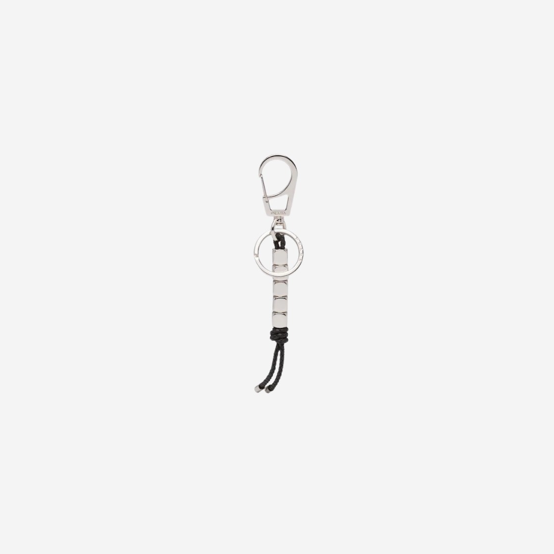 Prada Nappa Leather Keychain Black 상세 이미지 2