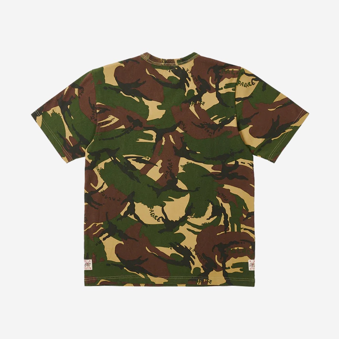 Palace x Evisu Heart T-Shirt Camo - 23SS 상세 이미지 2