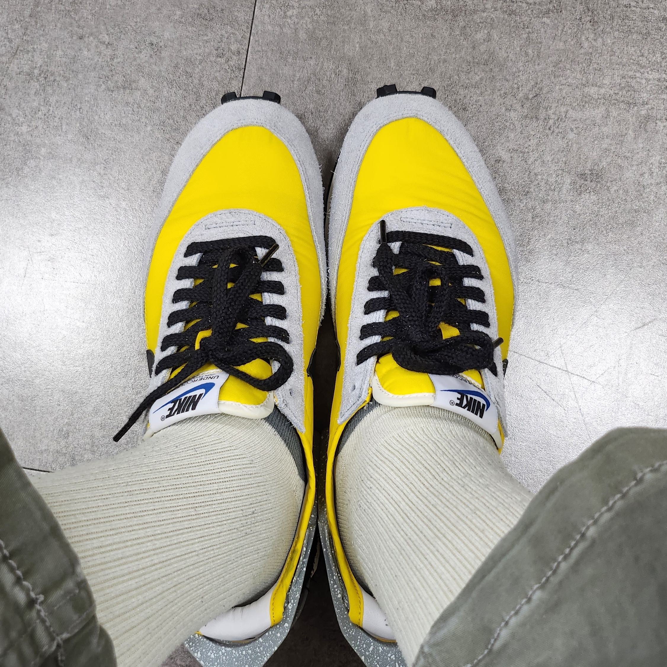 Nike x Undercover Daybreak Bright Citron 착용 스타일