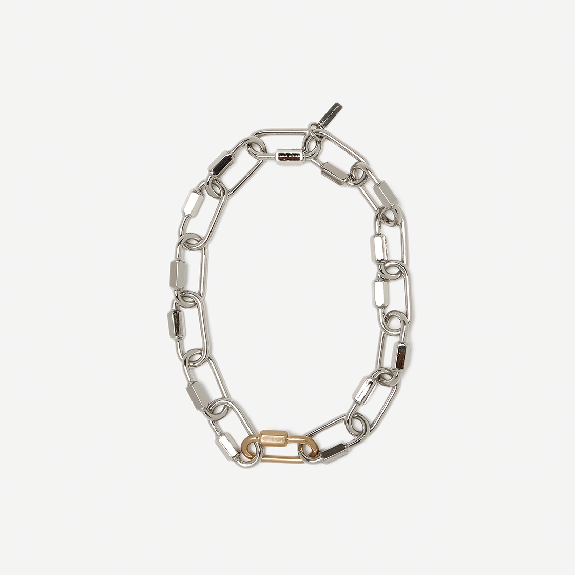 포트레이트리포트 썸머 타임 새드니스 체인 라지 네클리스 실버 골드(Portrait Report Summer Time Sadness Chain Large Necklace Silver Gold) - 2