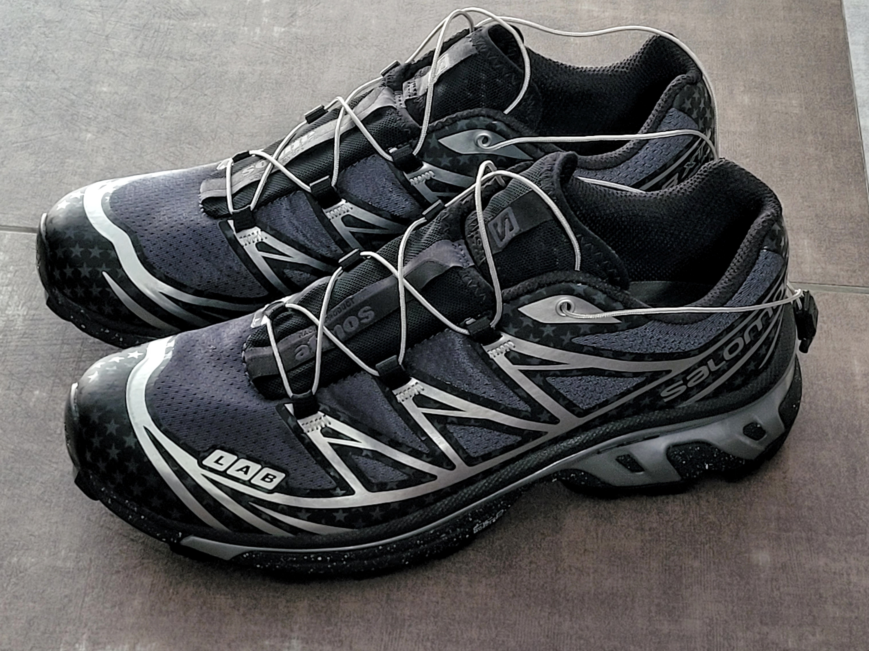Salomon x Atmos XT-6 Black Silver 착용 스타일