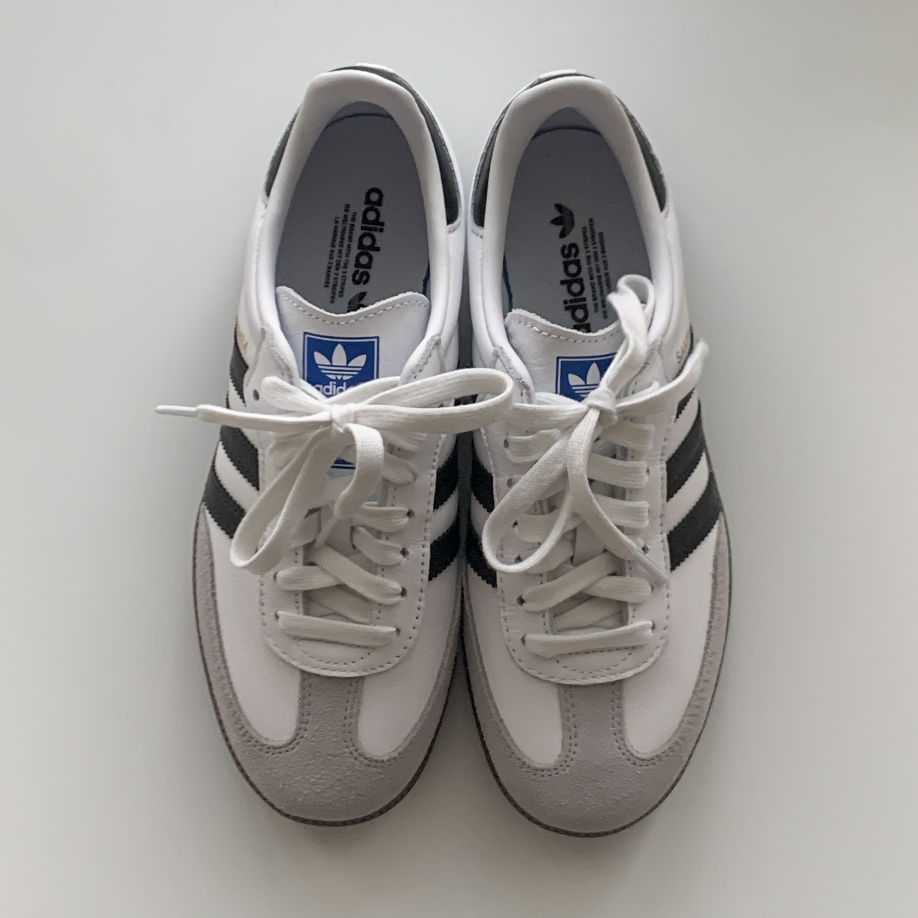 Adidas Samba OG Cloud White 착용 스타일 - 1