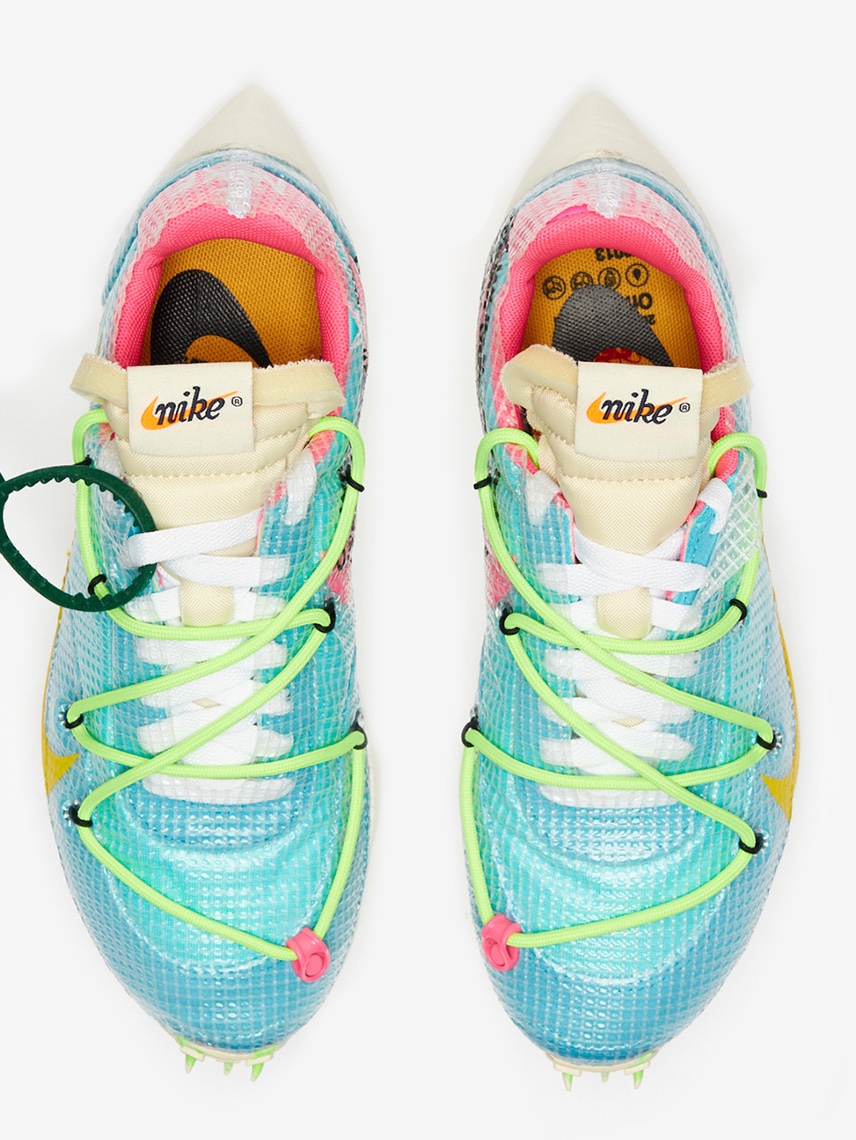 (W) Nike x Off-White Vapor Street Polarized Blue 착용 스타일 - 2