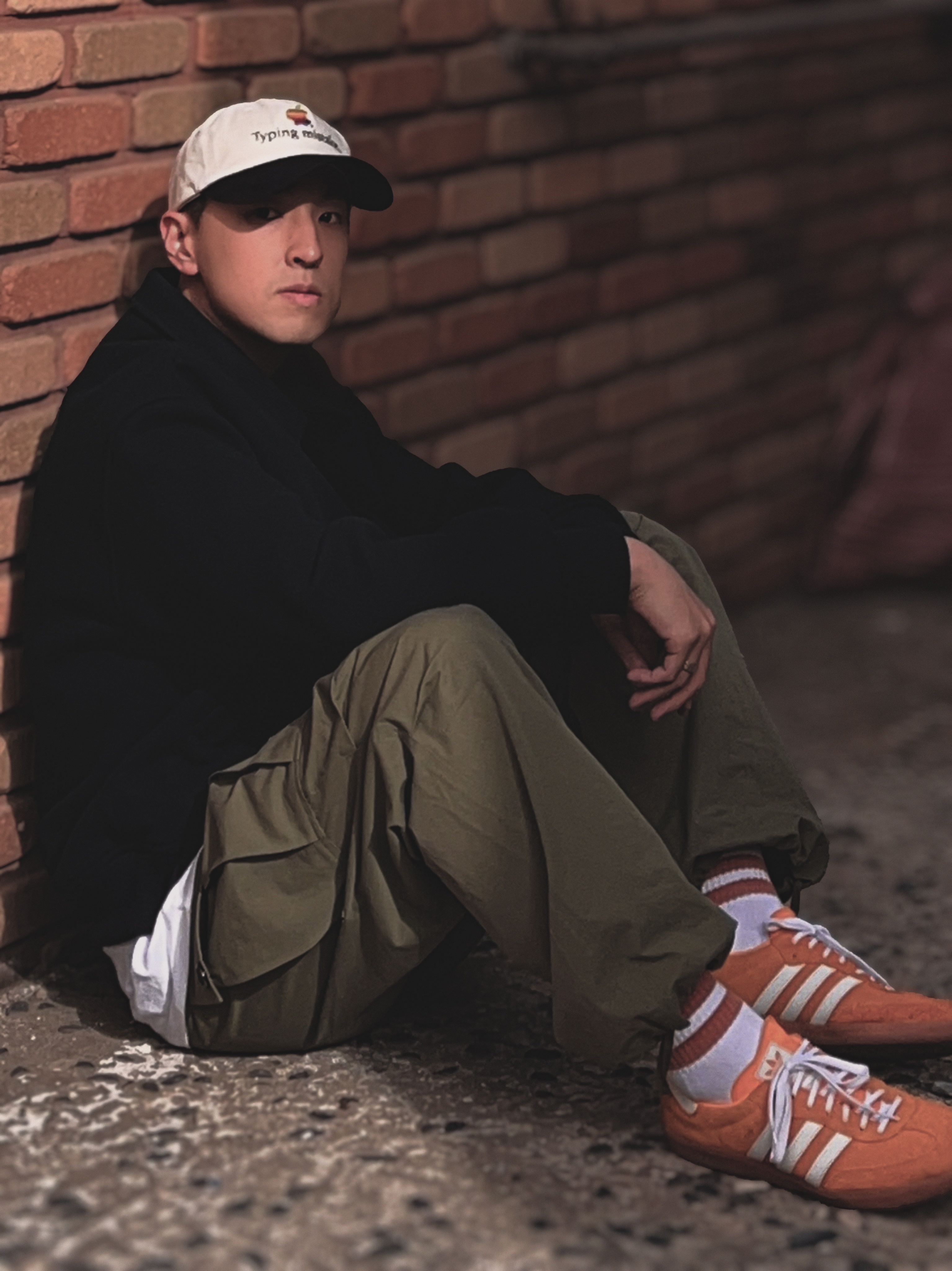 Adidas Samba OG Orange Rush 착용 스타일 - 2