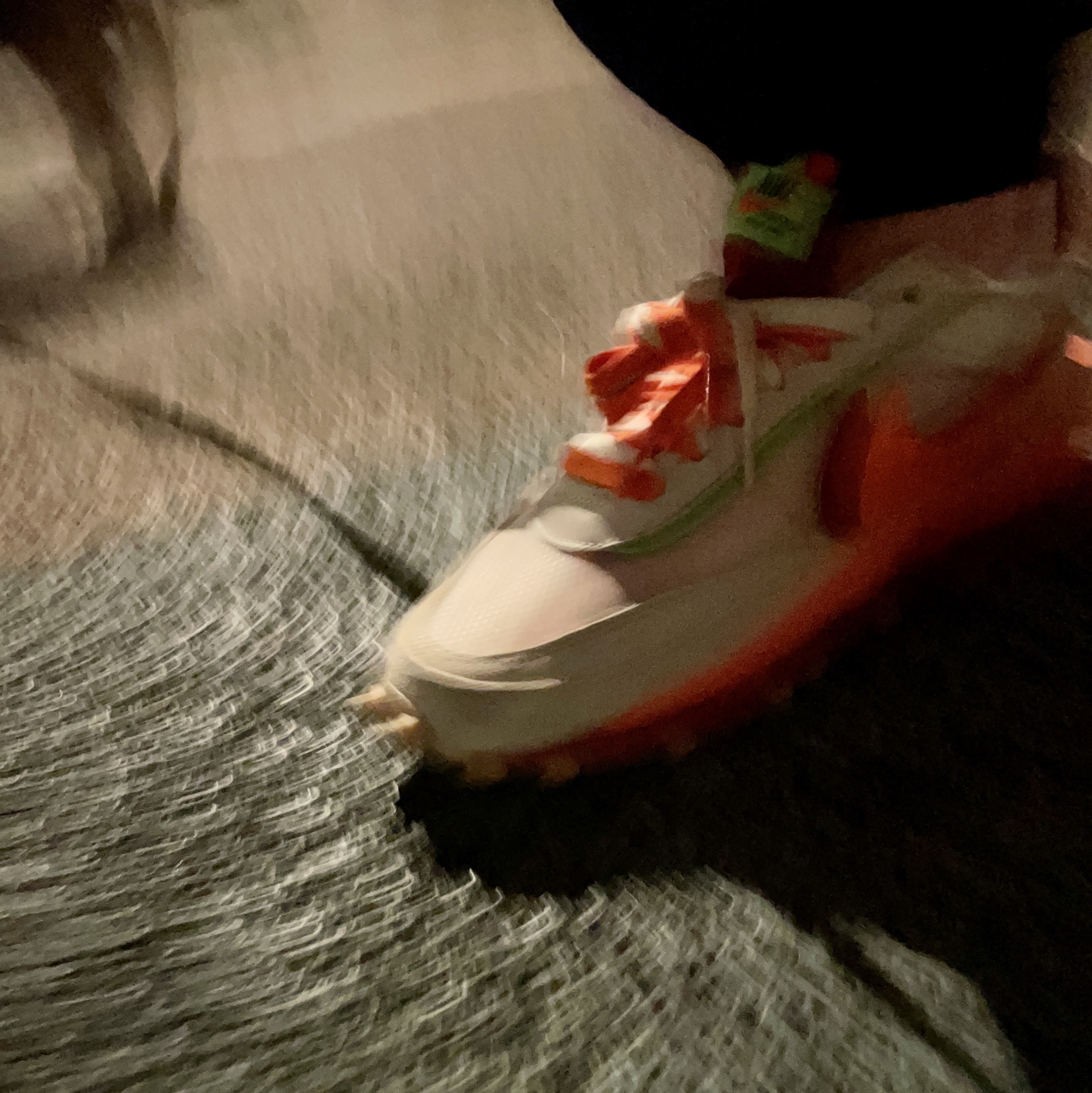 Nike x Sacai x Clot LDWaffle Orange Blaze 착용 스타일 - 1