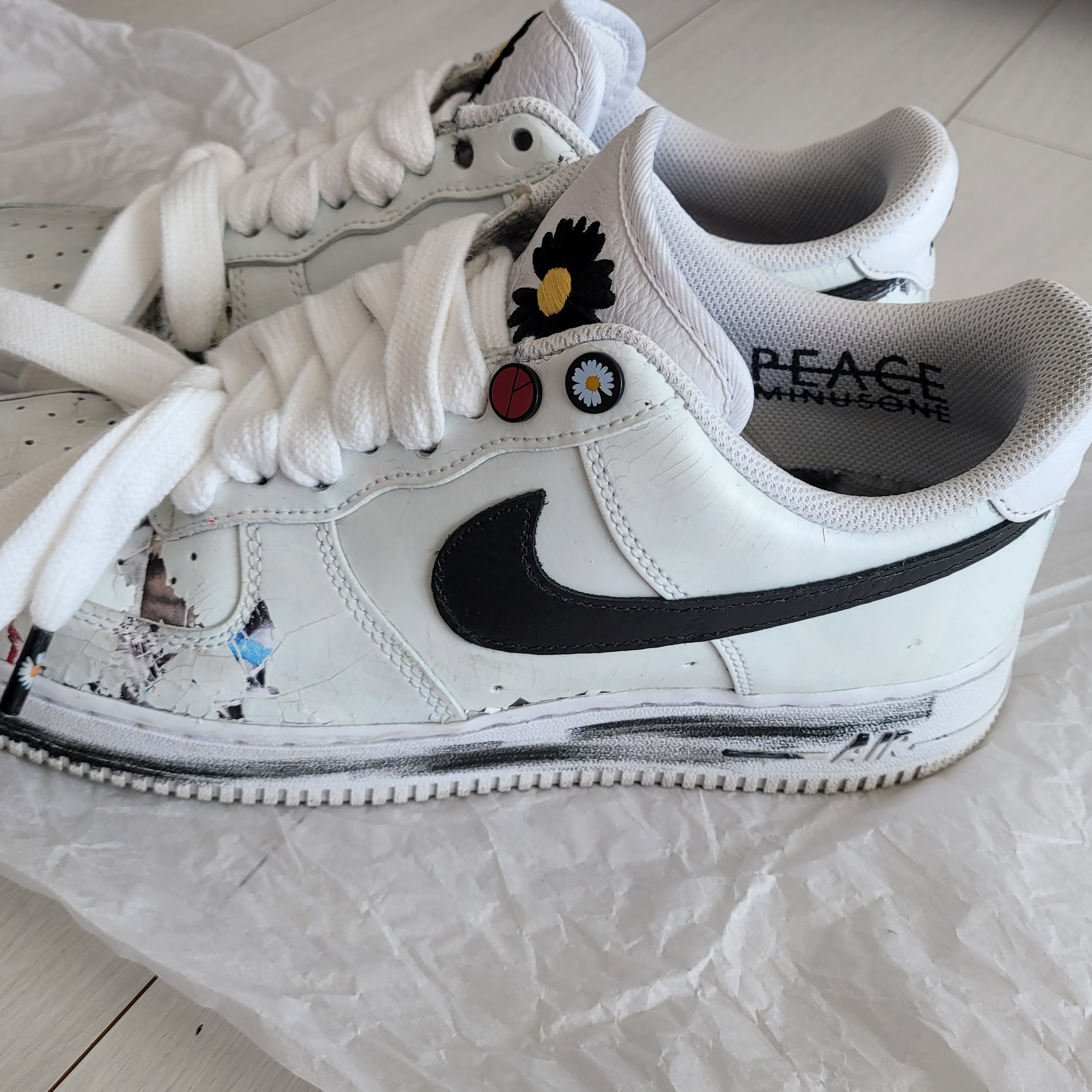 Nike x Peaceminusone Air Force 1 Low Para-Noise 2.0 착용 스타일 - 2